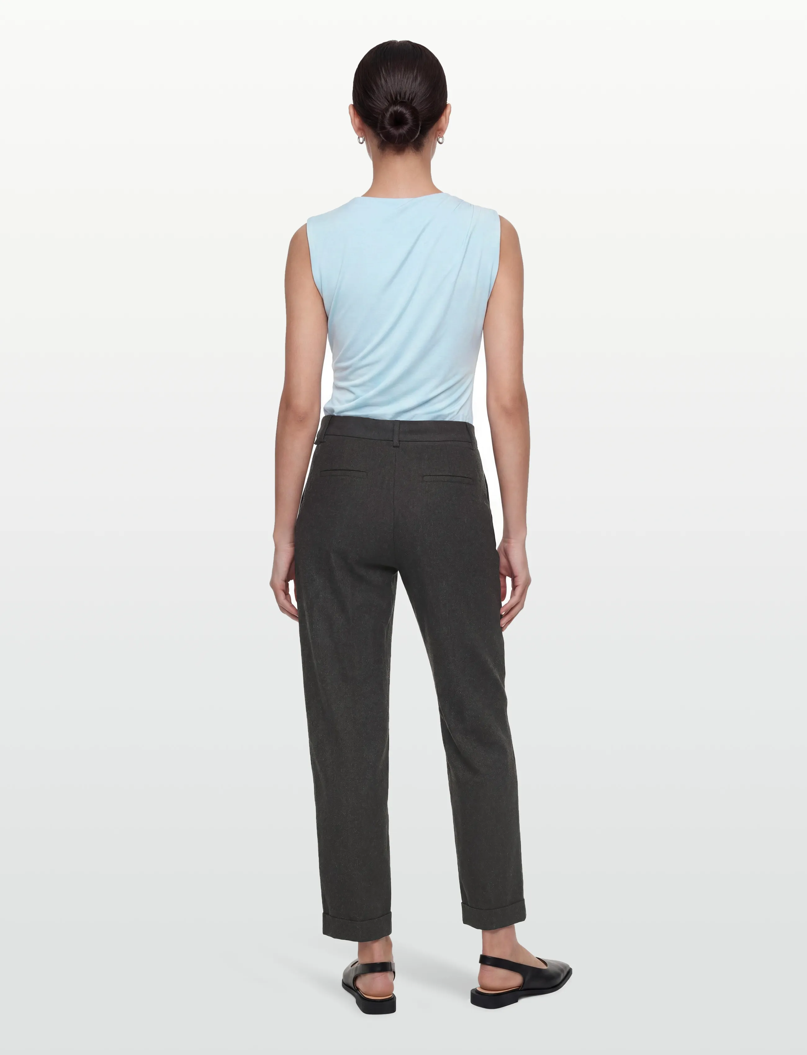 Closed - AUCKLEY PANTS - od garnituru - black - 4