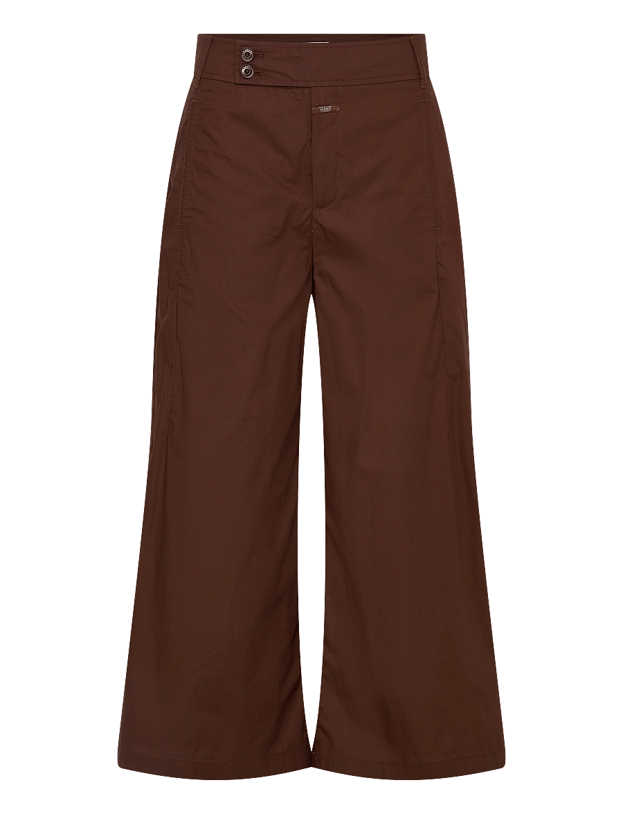 Closed - WOMEN LUNA PANTS BRAZIL NUT - laia säärega püksid - brazil nut - 1