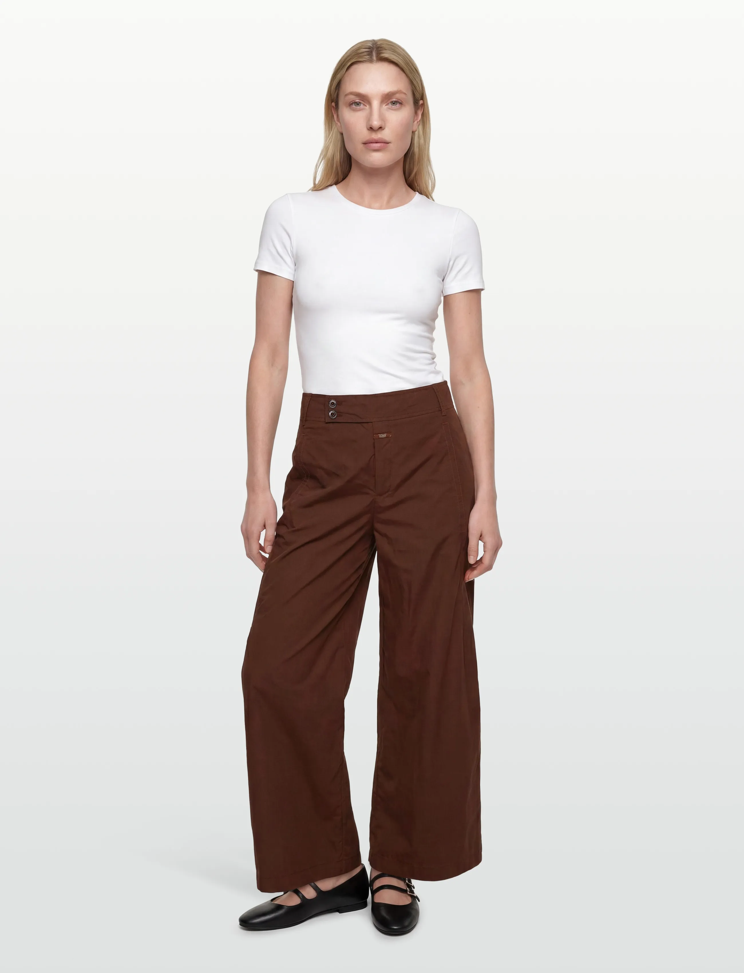Closed WOMEN LUNA PANTS BRAZIL NUT - Kollektionen - BRAZIL NUT / brown
