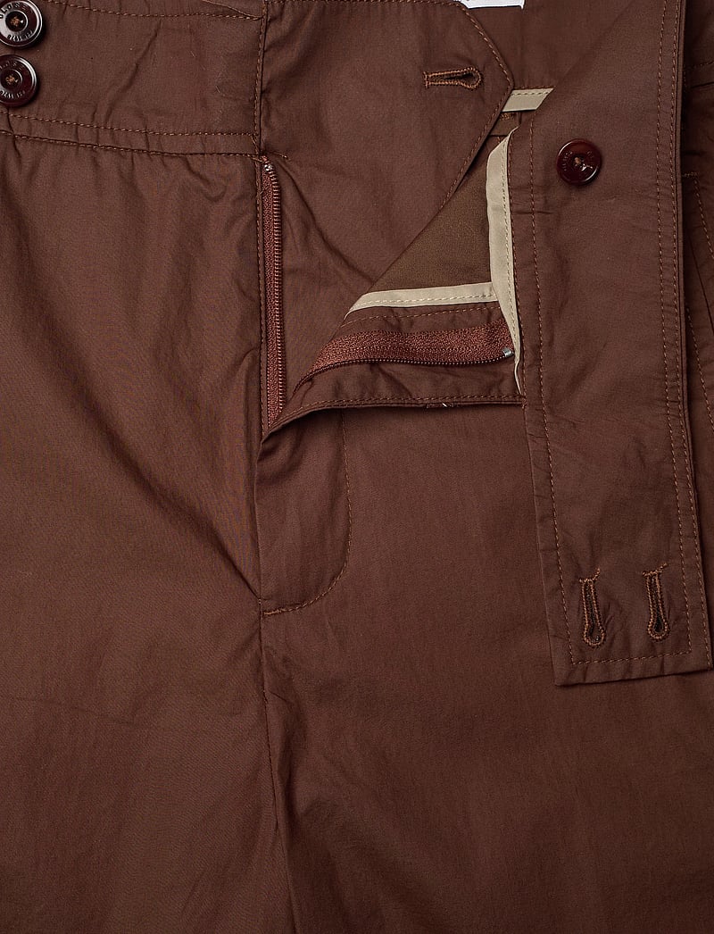 Closed - WOMEN LUNA PANTS BRAZIL NUT - wide leg trousers - brazil nut - 3