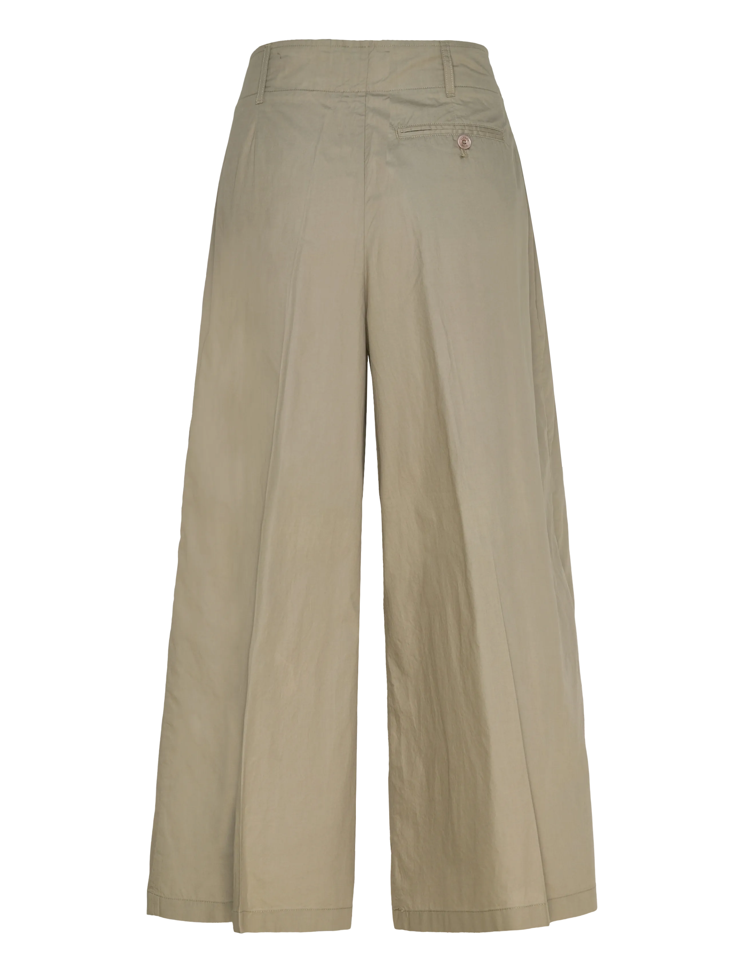 Closed - WOMEN LUNA PANTS OLIVE GREEN - bukser med brede ben - olive green - 2