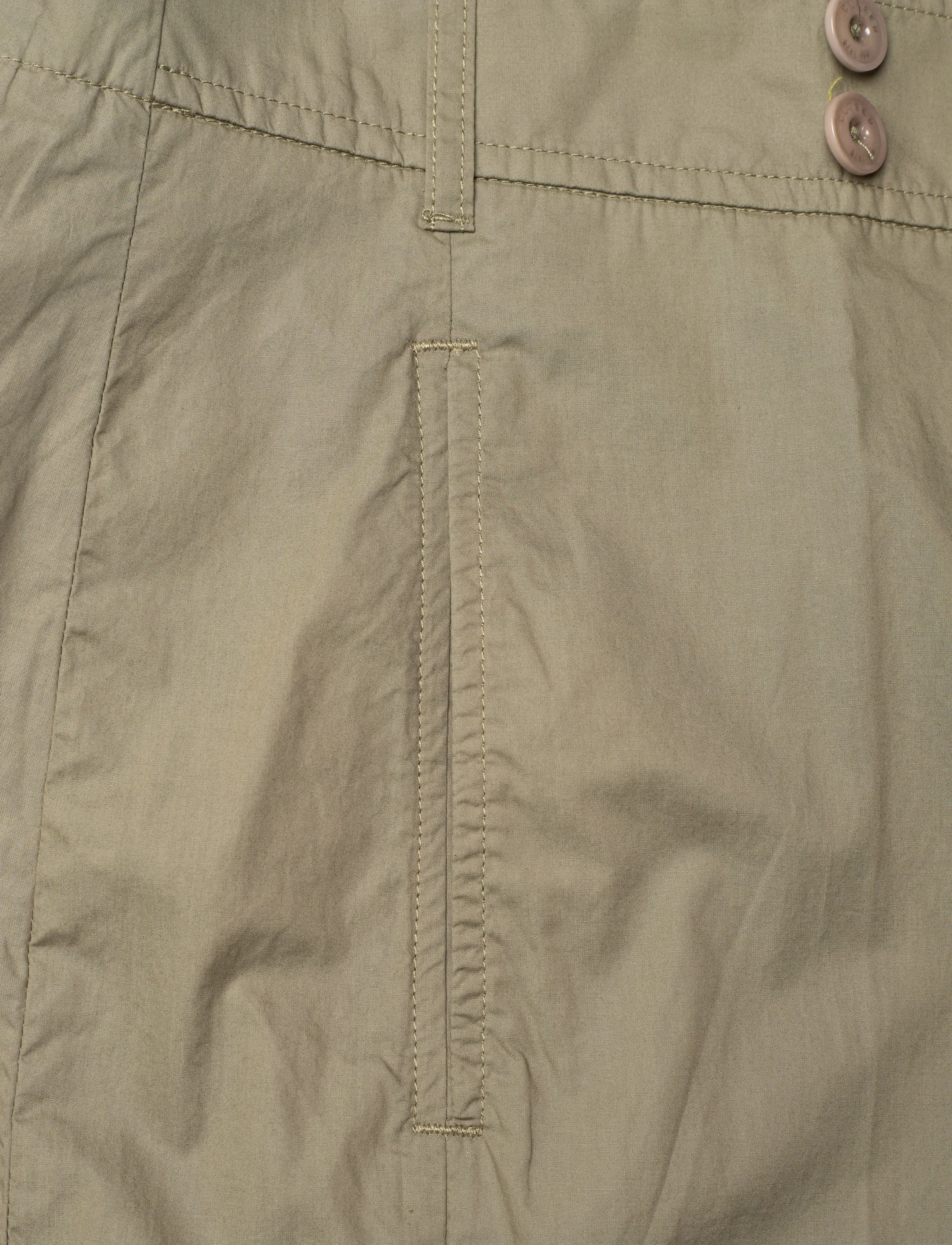 Closed - WOMEN LUNA PANTS OLIVE GREEN - bukser med brede ben - olive green - 5