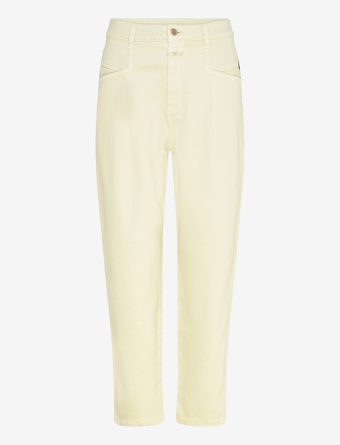 Closed - PEARL JEANS LIGHT MOSS GREEN - mom jeans - light moss green - 0