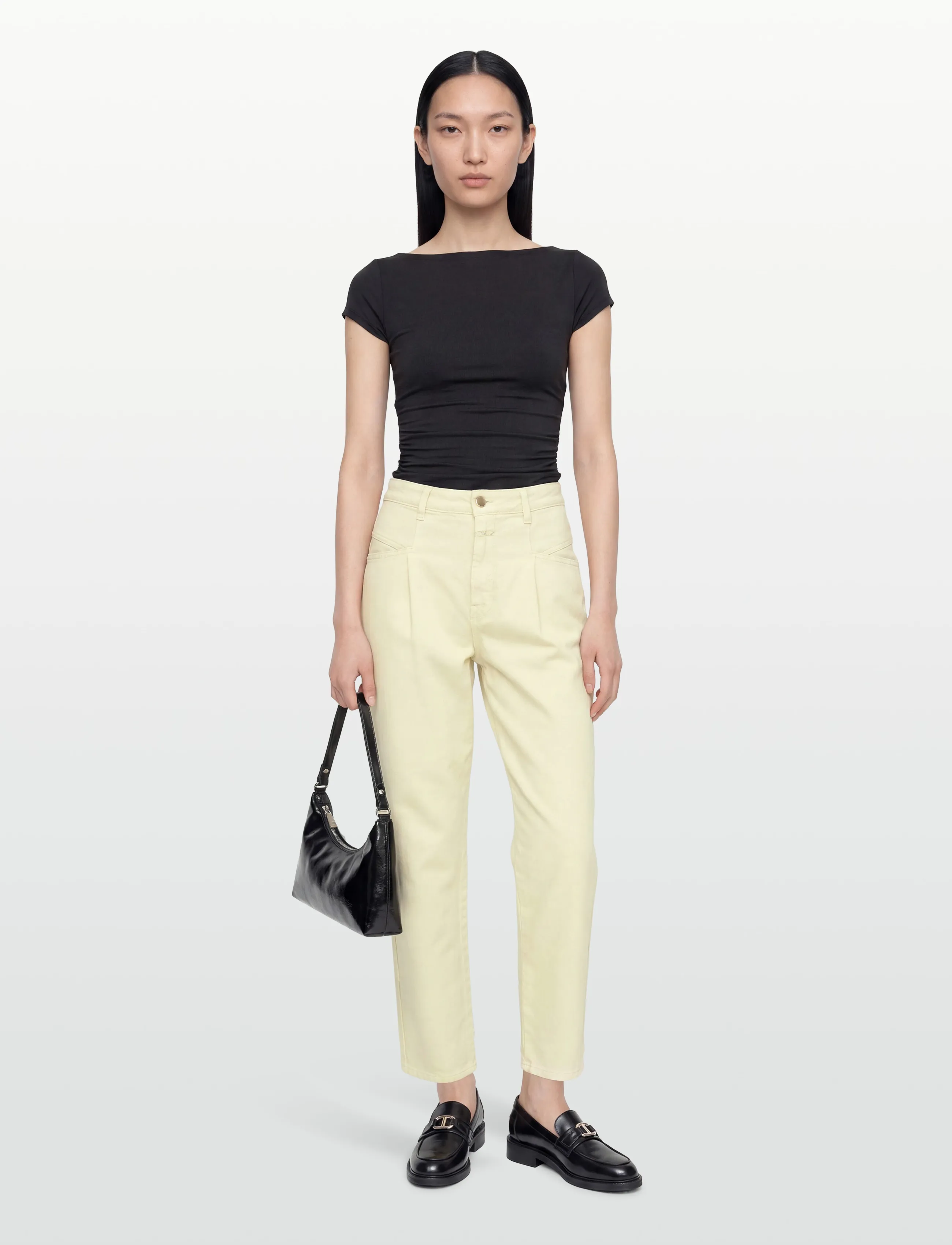 Closed Pearl Jeans Light Moss Green, 25, Beige, Jeans > Mor-Jeans, Dame