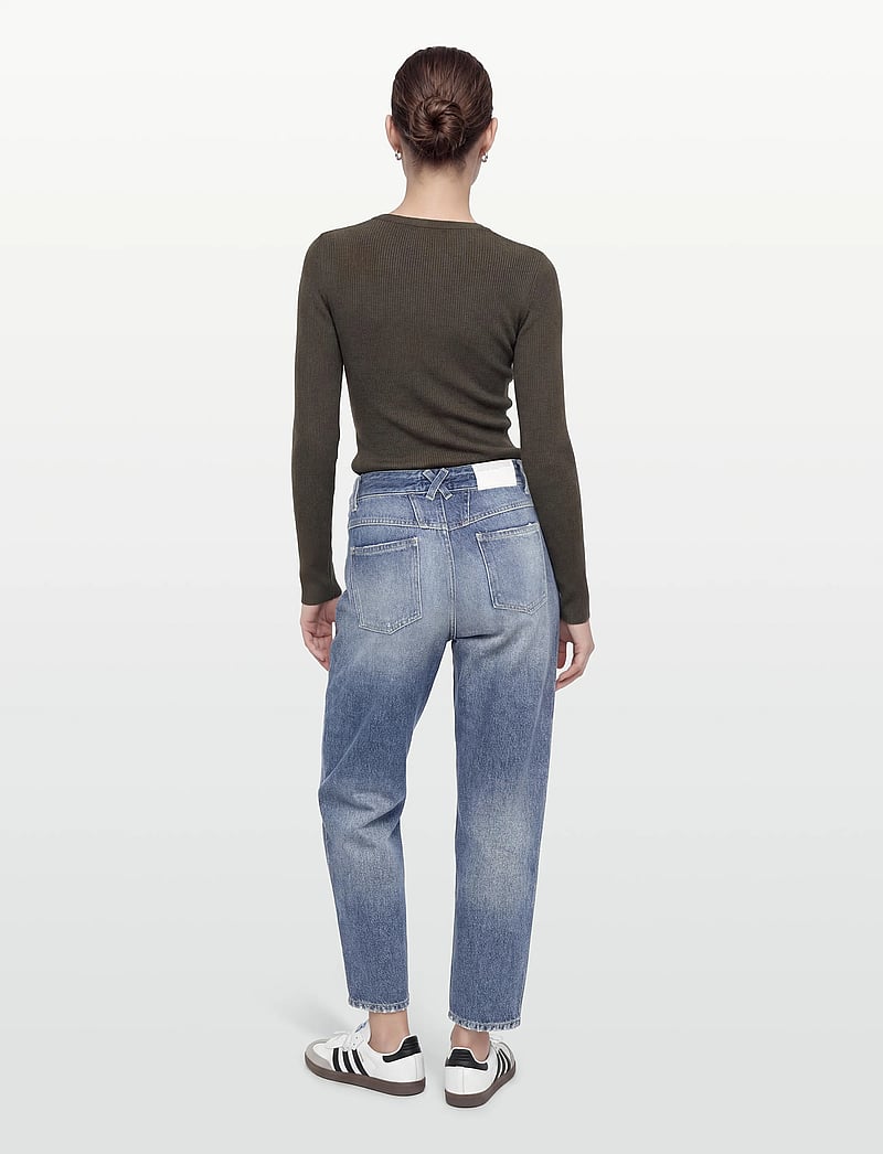 Closed - STYLE NAME PEARL JEANS MID BLUE - hosen mit weitem bein - mid blue - 4