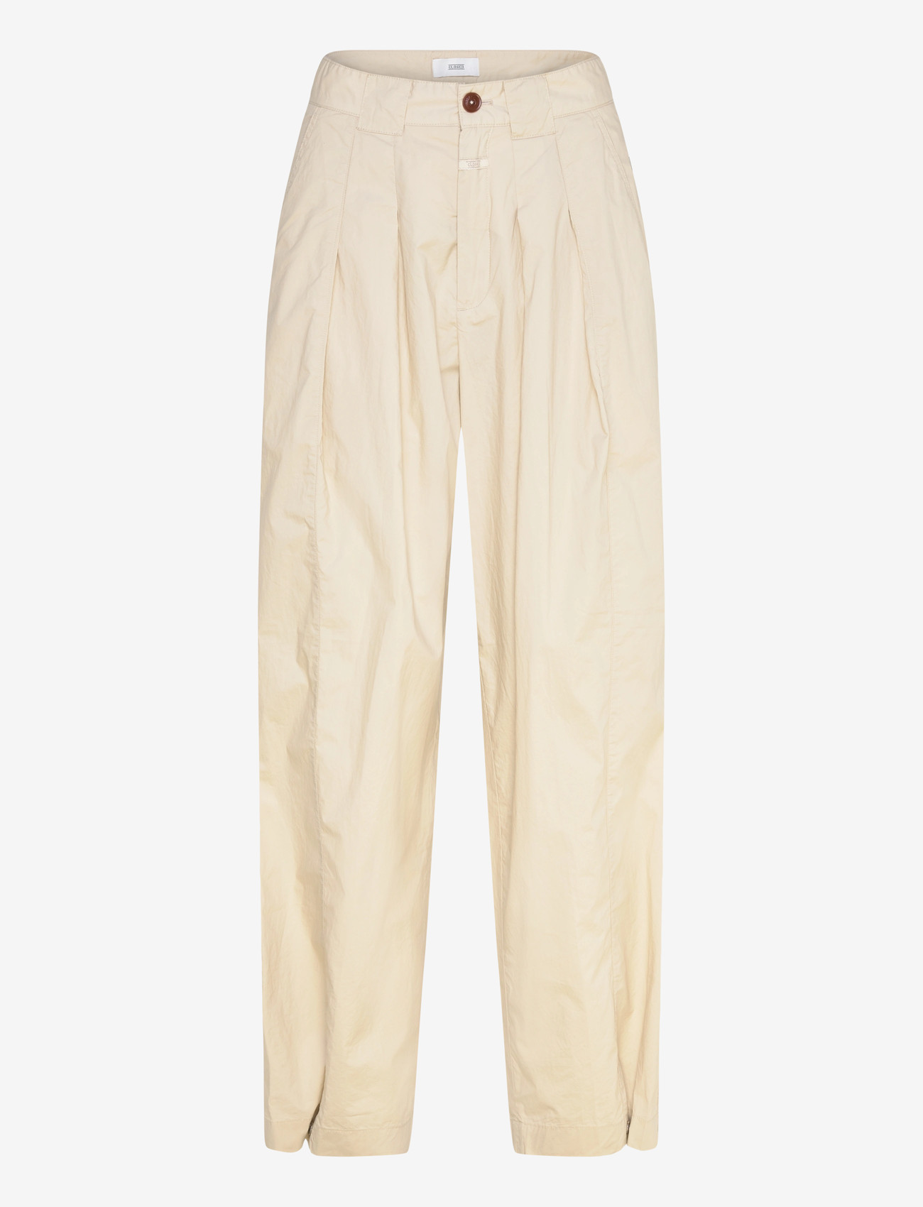 Closed - CLOSED IVO DENIM/PANTS SHIITAKE - bukser med brede ben - shiitake - 1