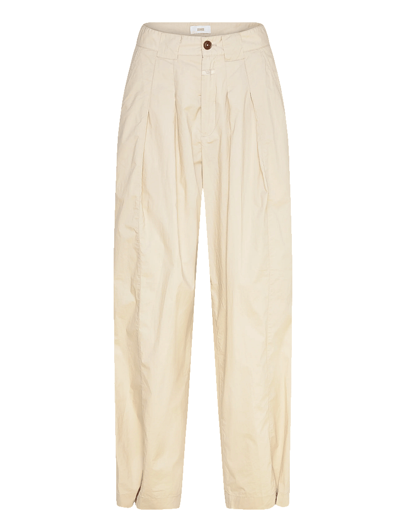 Closed - CLOSED IVO DENIM/PANTS SHIITAKE - bukser med brede ben - shiitake - 1