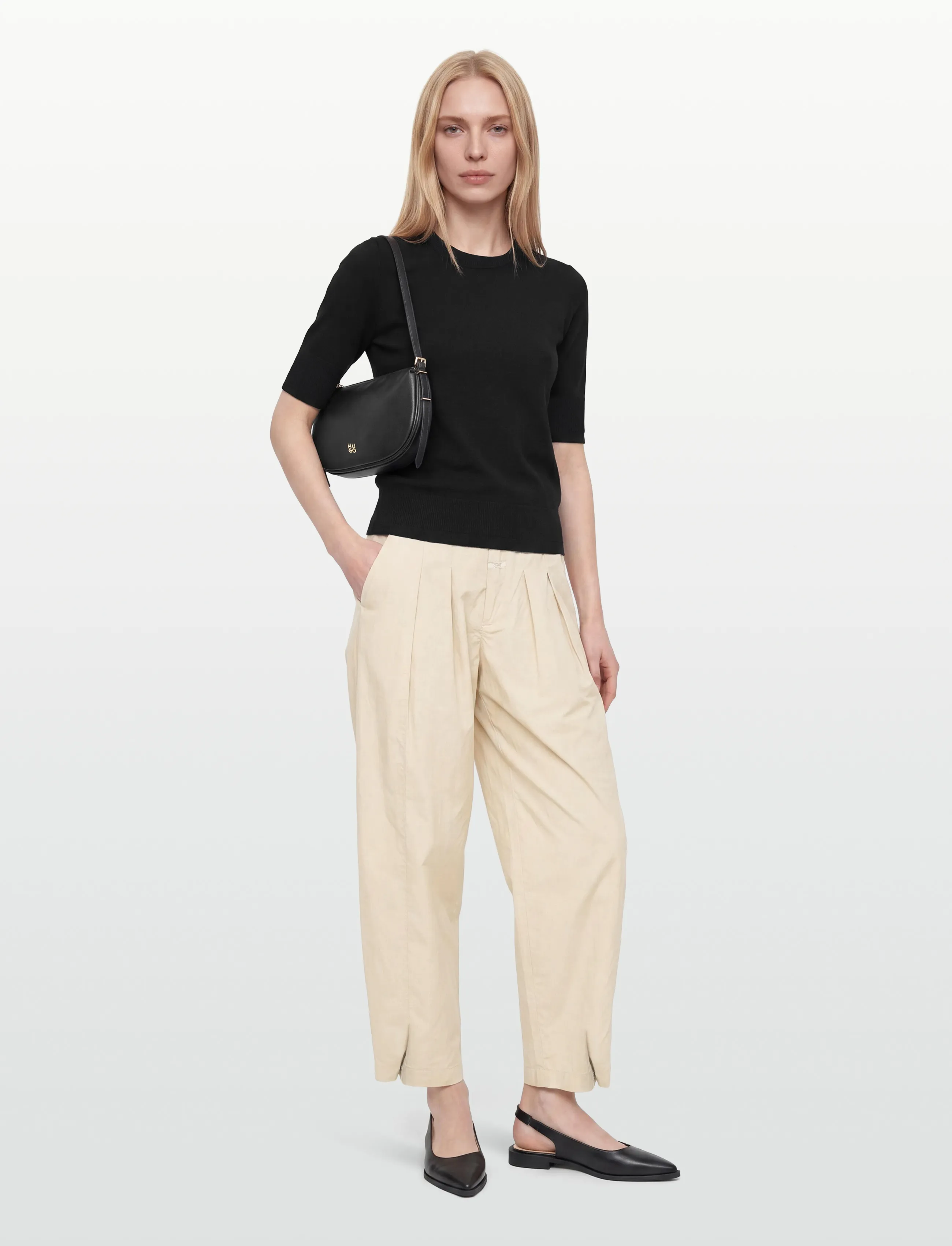 Closed Closed Ivo Denim/Pants Shiitake, 24, Cream, Bukser > Brede Ben, Dame
