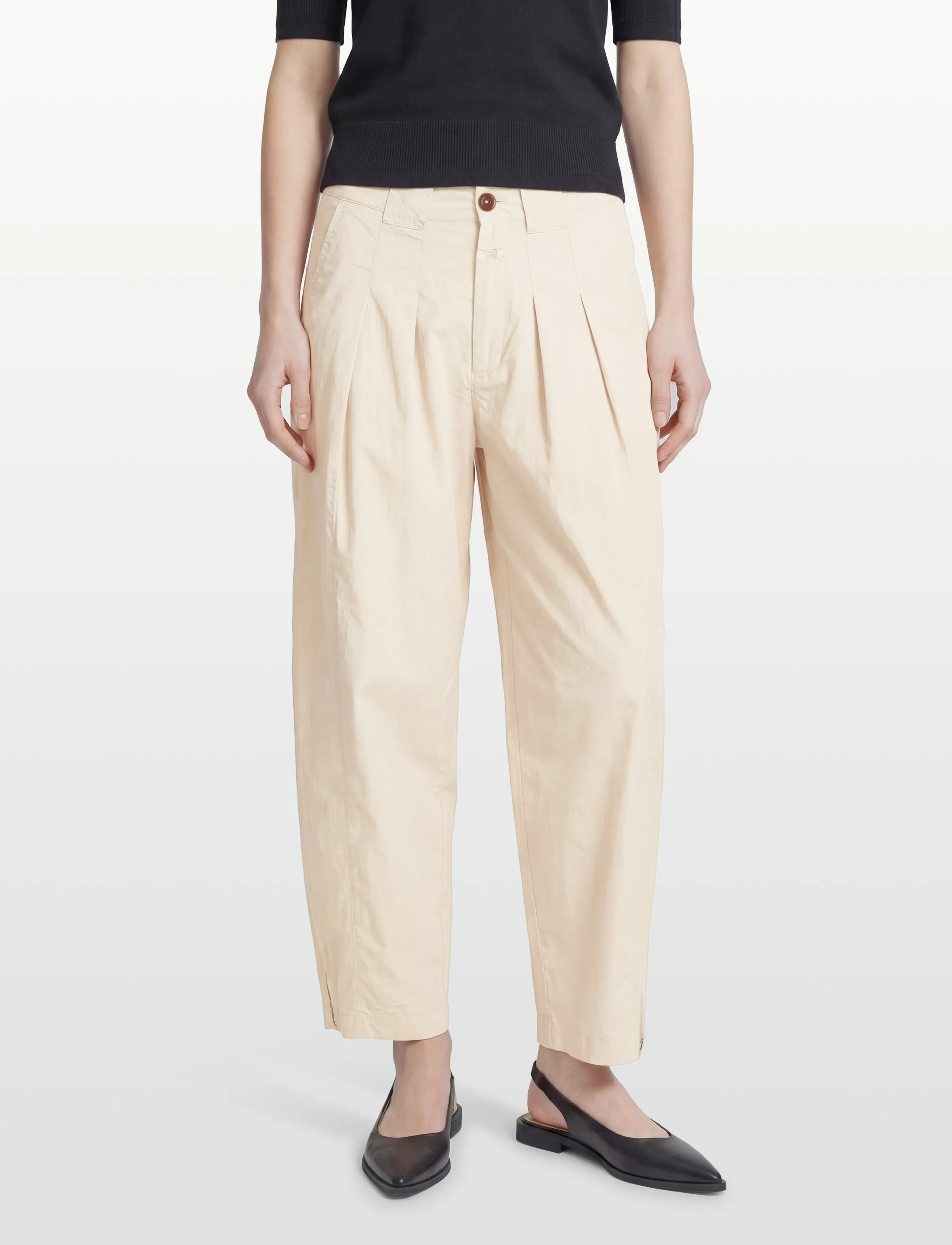 Closed - CLOSED IVO DENIM/PANTS SHIITAKE - vida byxor - shiitake - 3