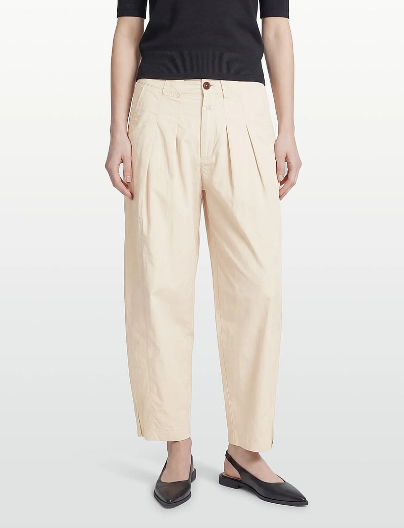 Closed - CLOSED IVO DENIM/PANTS SHIITAKE - bukser med brede ben - shiitake - 3