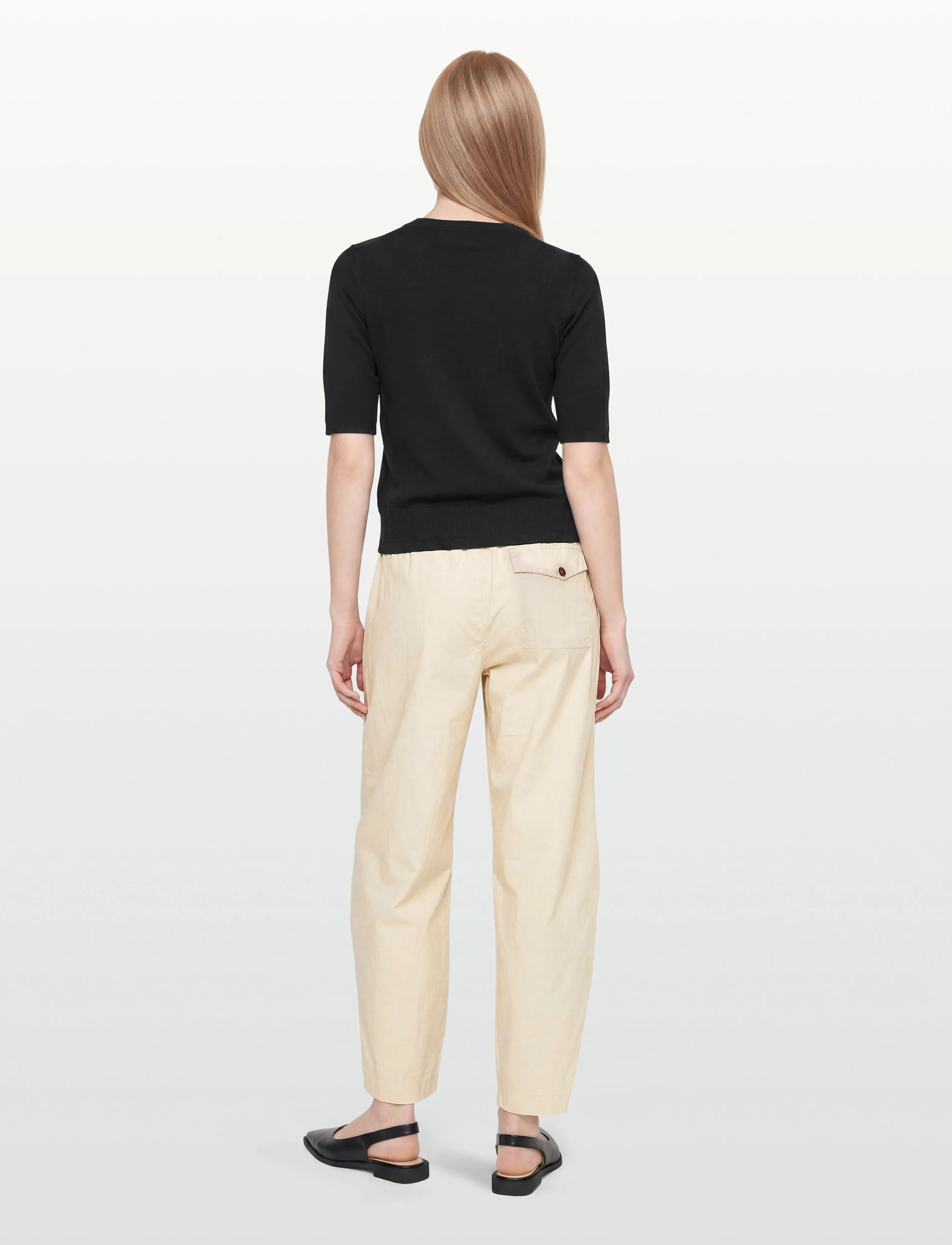 Closed - CLOSED IVO DENIM/PANTS SHIITAKE - vida byxor - shiitake - 4