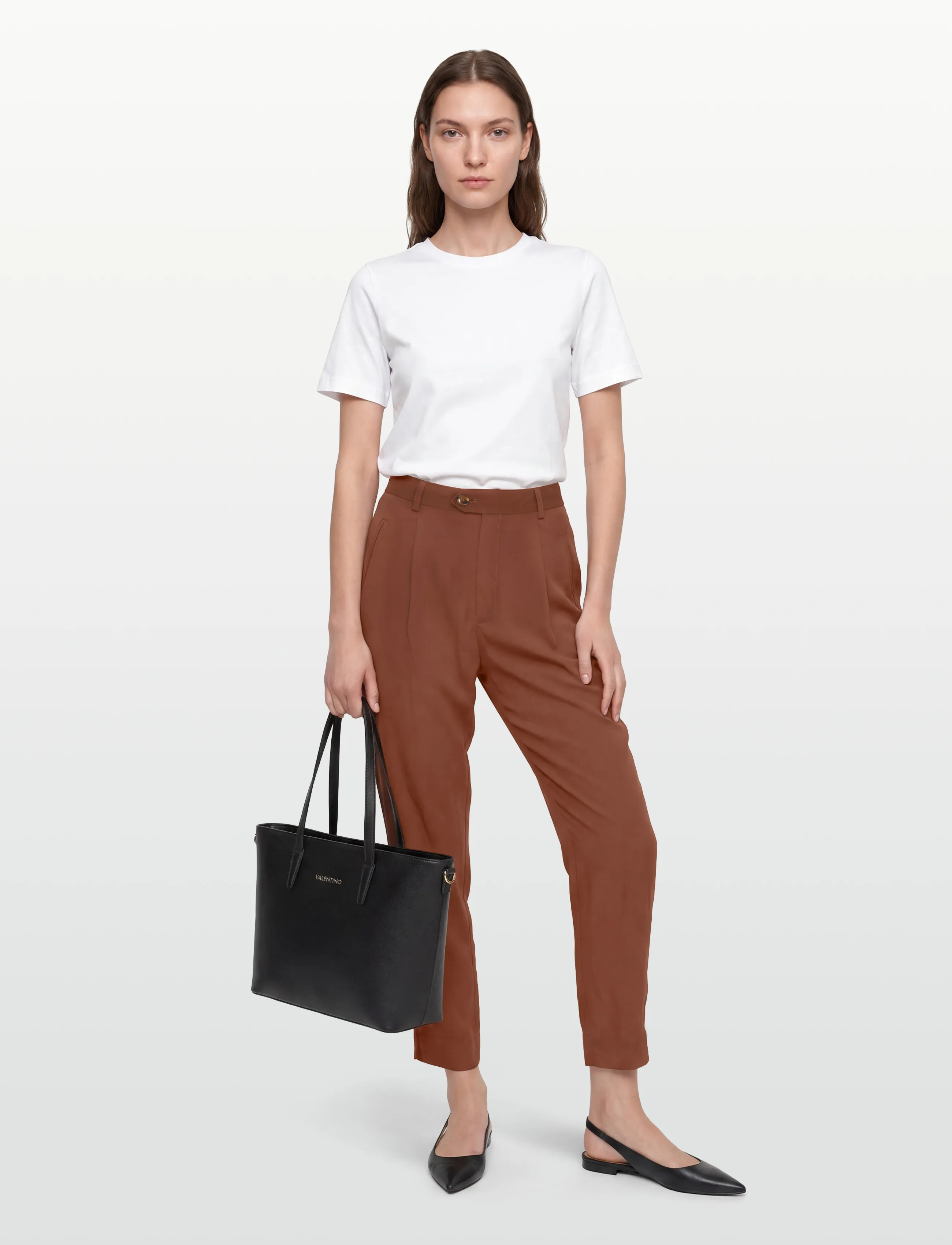 Closed ARLO PANTS BRAZIL NUT - Officewear - BRAZIL NUT / brown