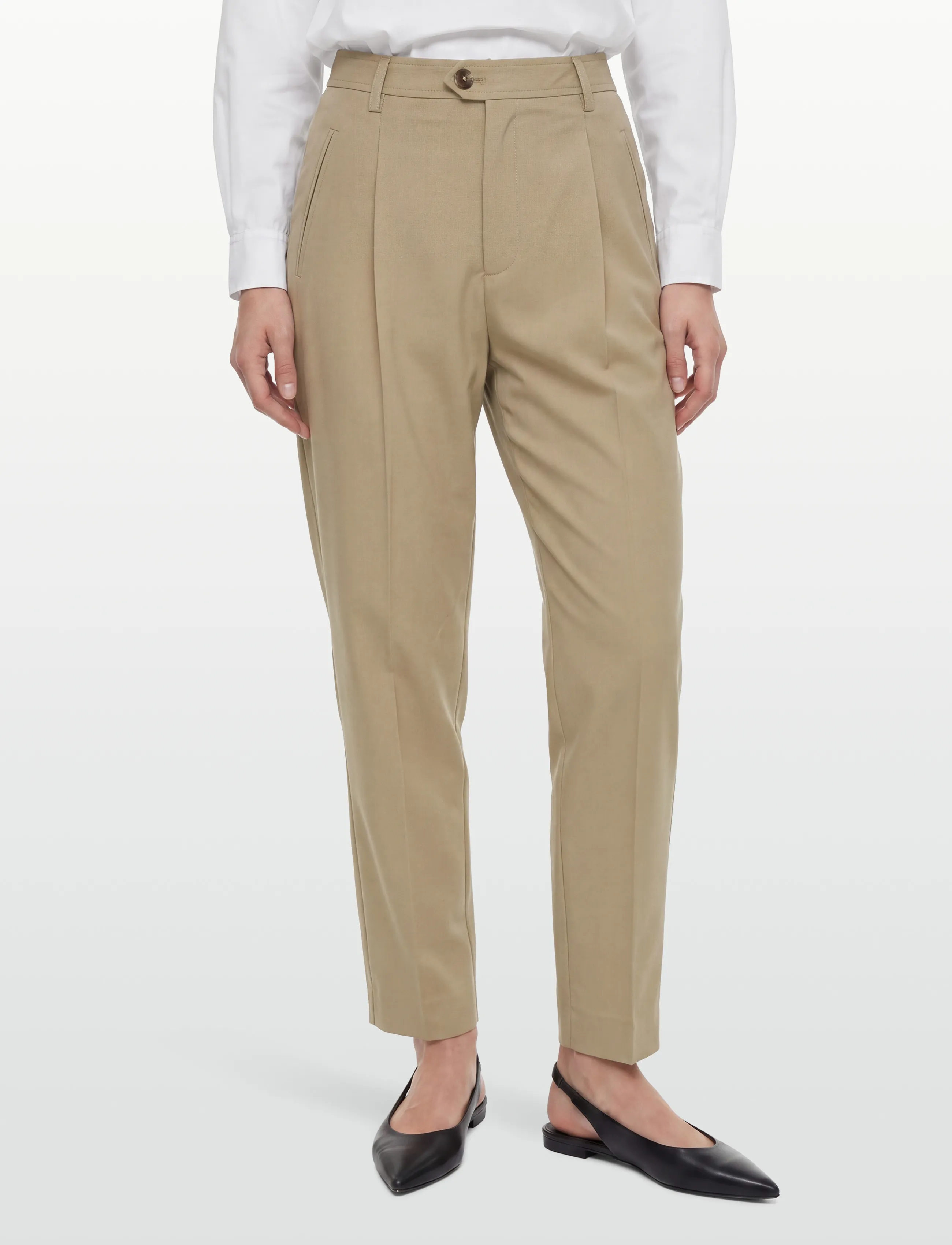 Closed - WOMEN ARLO PANTS NEW JADE - chino püksid - new jade - 3