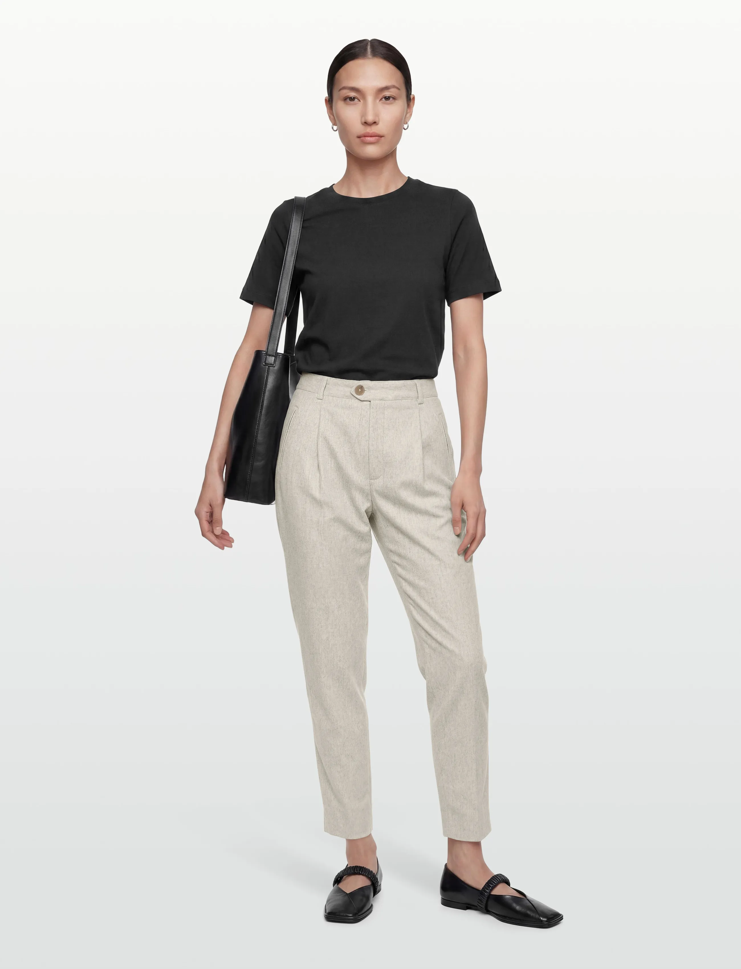 Closed Arlo Pants Platinum White, 27, Trousers, Creme - Chinos, Frauen