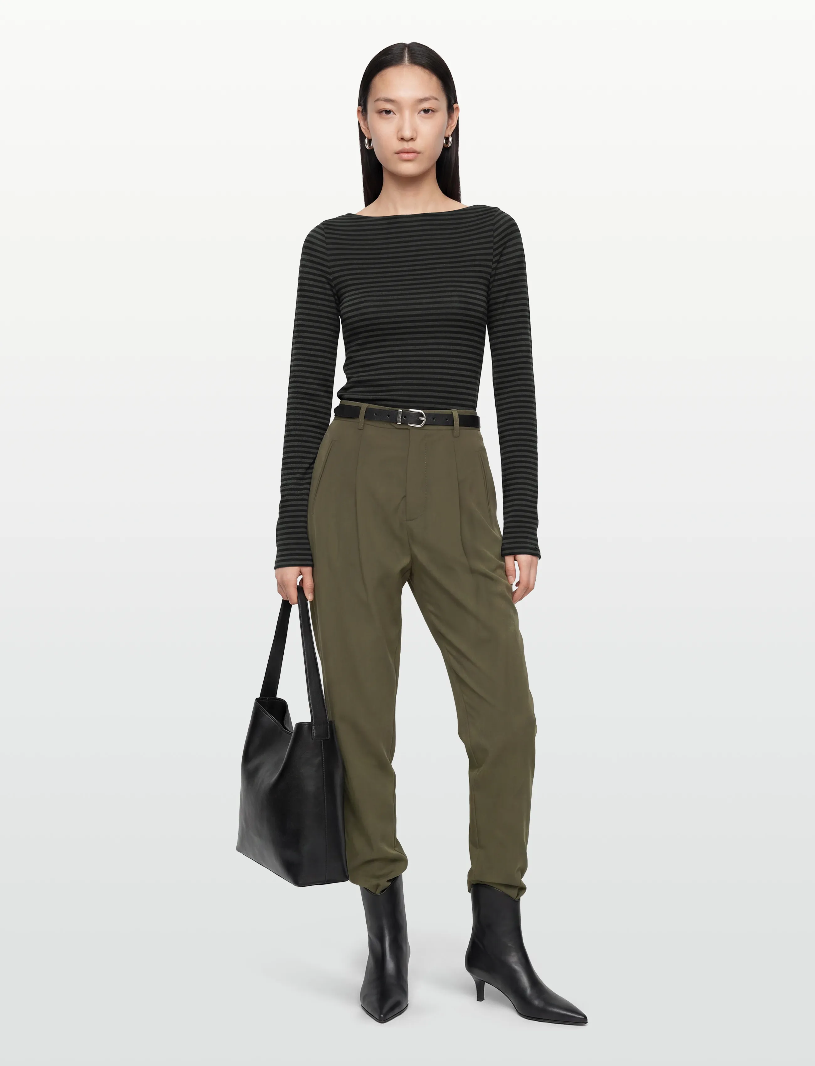 Closed Women Arlo Pants Olive Green, 24, Trousers, Khakigrün - Chinos, Frauen