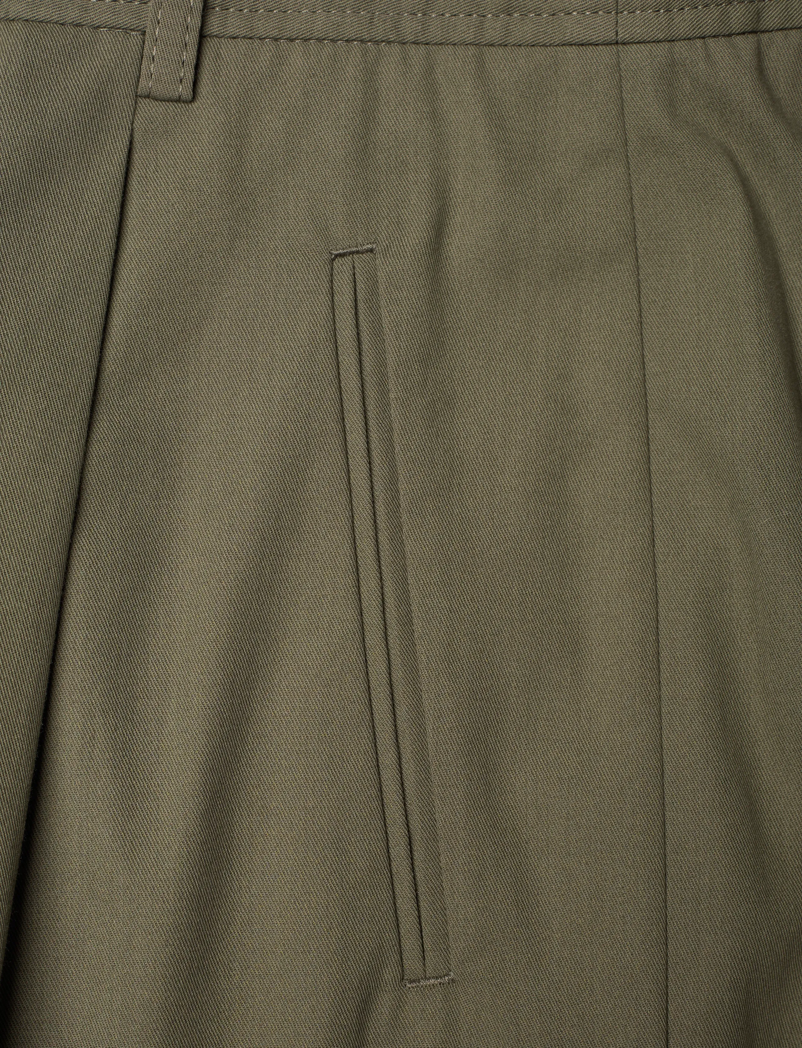Closed - WOMEN ARLO PANTS OLIVE GREEN - barrel-bukser - olive green - 5