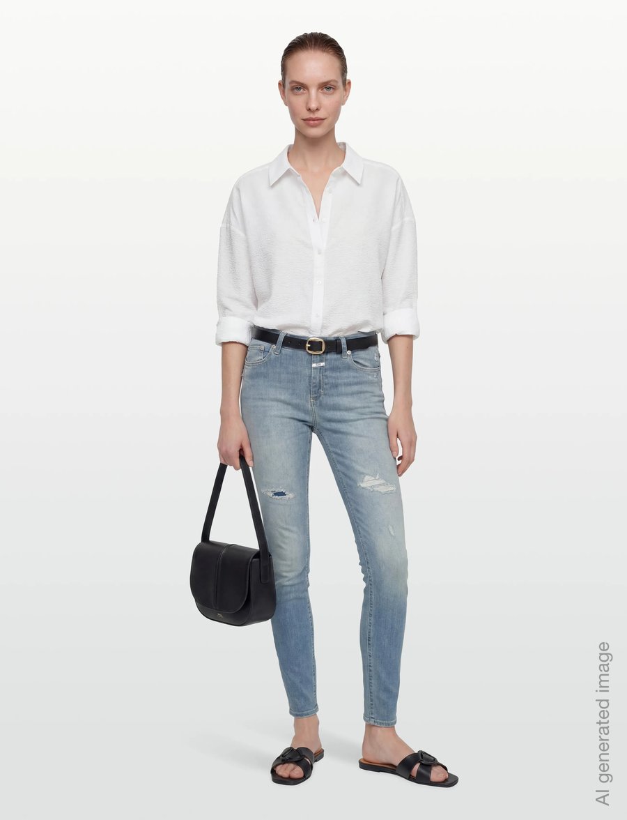 Closed - CLOSED WOMEN LIZZY JEANS LIGHT BLUE - skinny jeans - light blue - 0