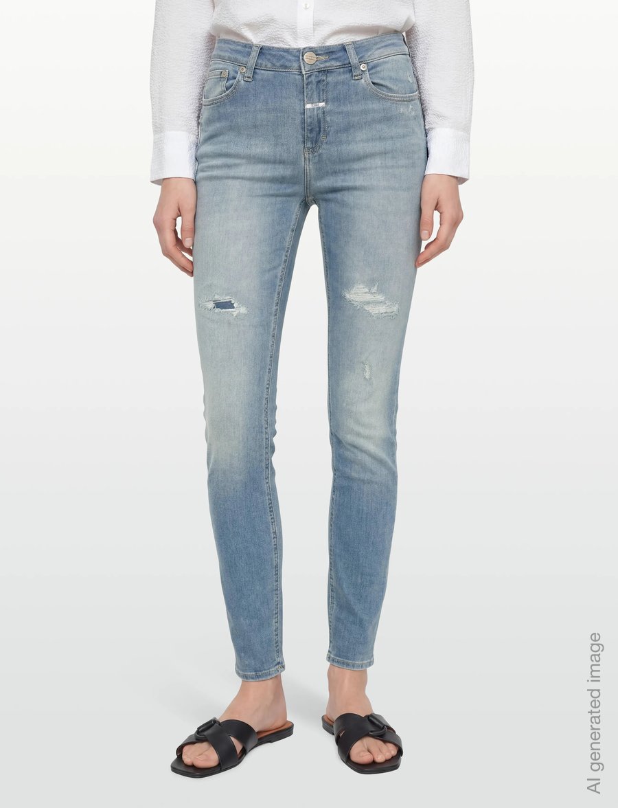 Closed - CLOSED WOMEN LIZZY JEANS LIGHT BLUE - skinny jeans - light blue - 3