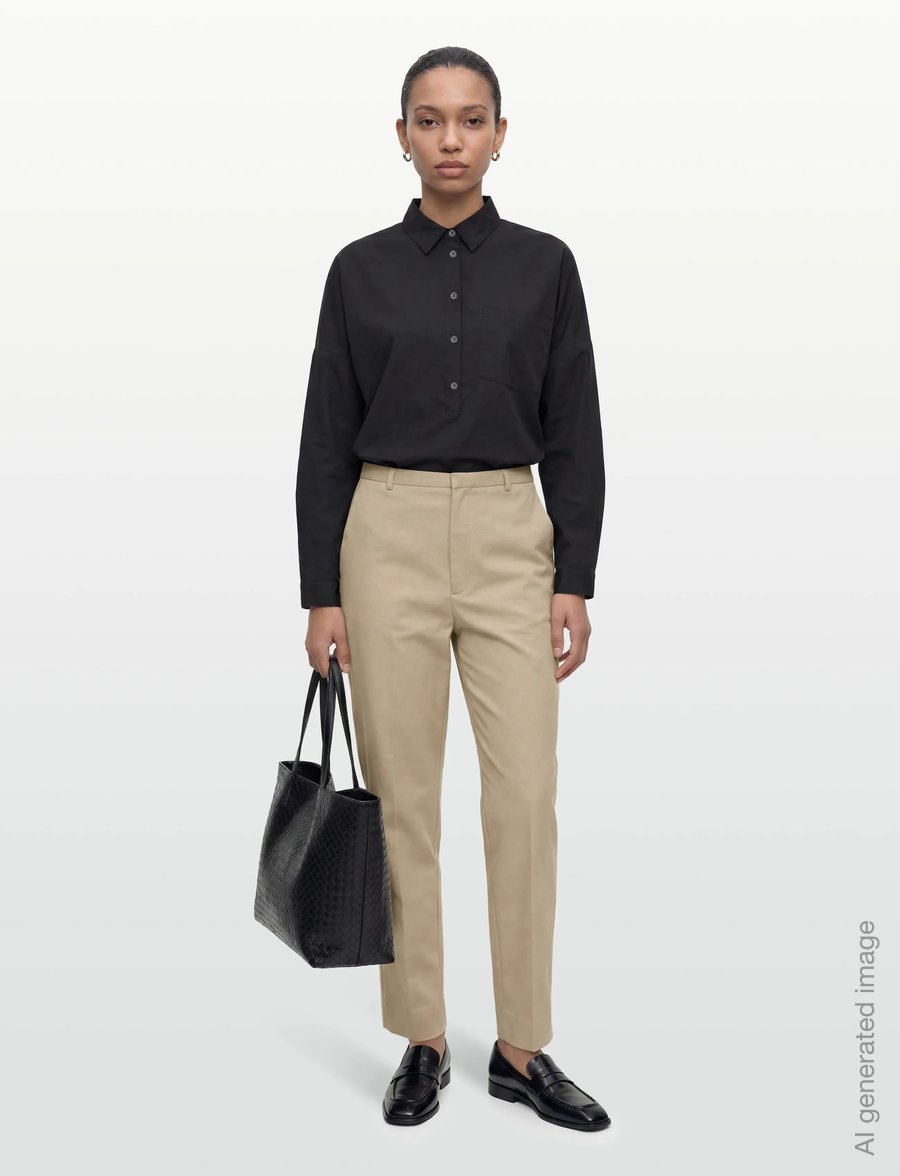 Closed - MAWBRAY PANTS GREY MARBLE - chinos - grey marble - 0