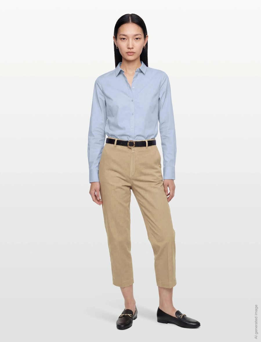 Closed - MAWBRAY PANTS GREY VENEER - chino püksid - grey veneer - 0