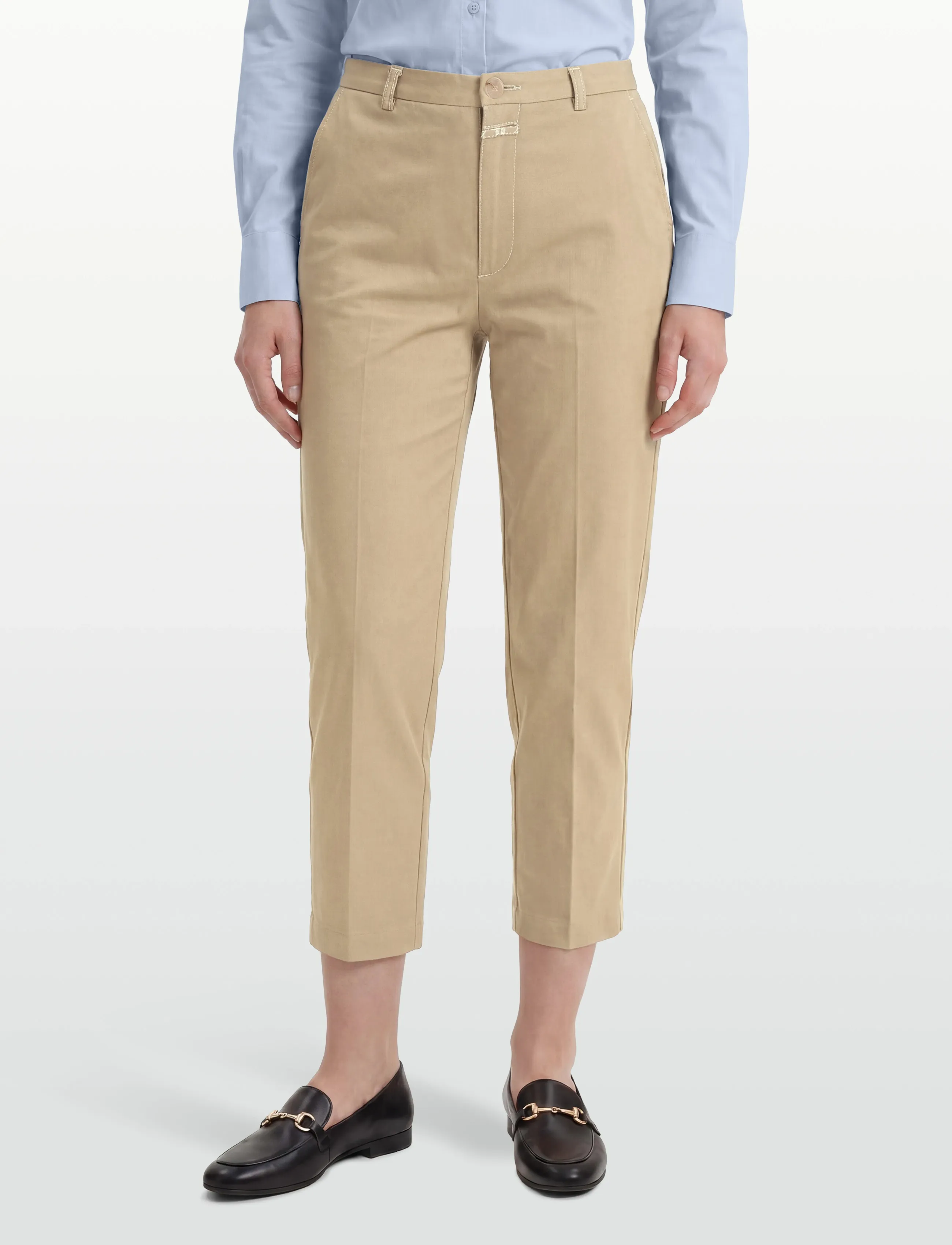Closed Mawbray Pants Grey Veneer chinos dam – bild 2