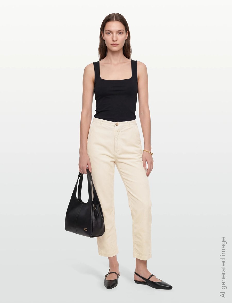 Closed - MAWBRAY PANTS NUDE - bukser med lige ben - nude - 0