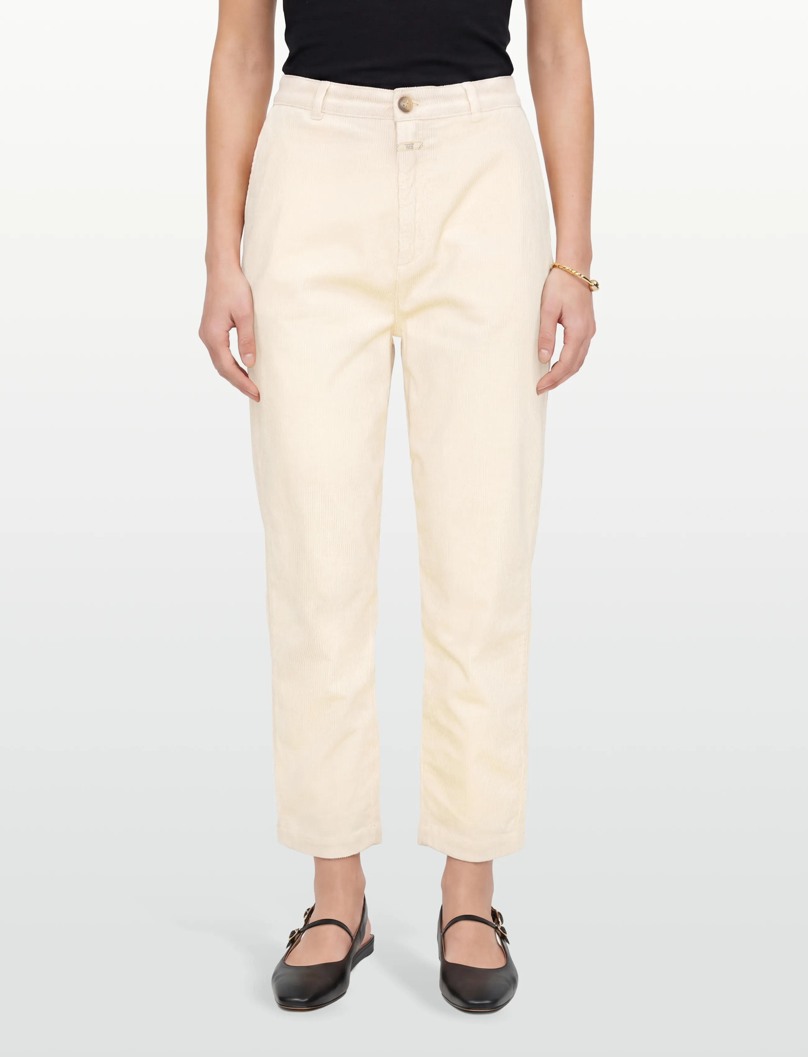 Closed - MAWBRAY PANTS NUDE - straight leg hosen - nude - 3