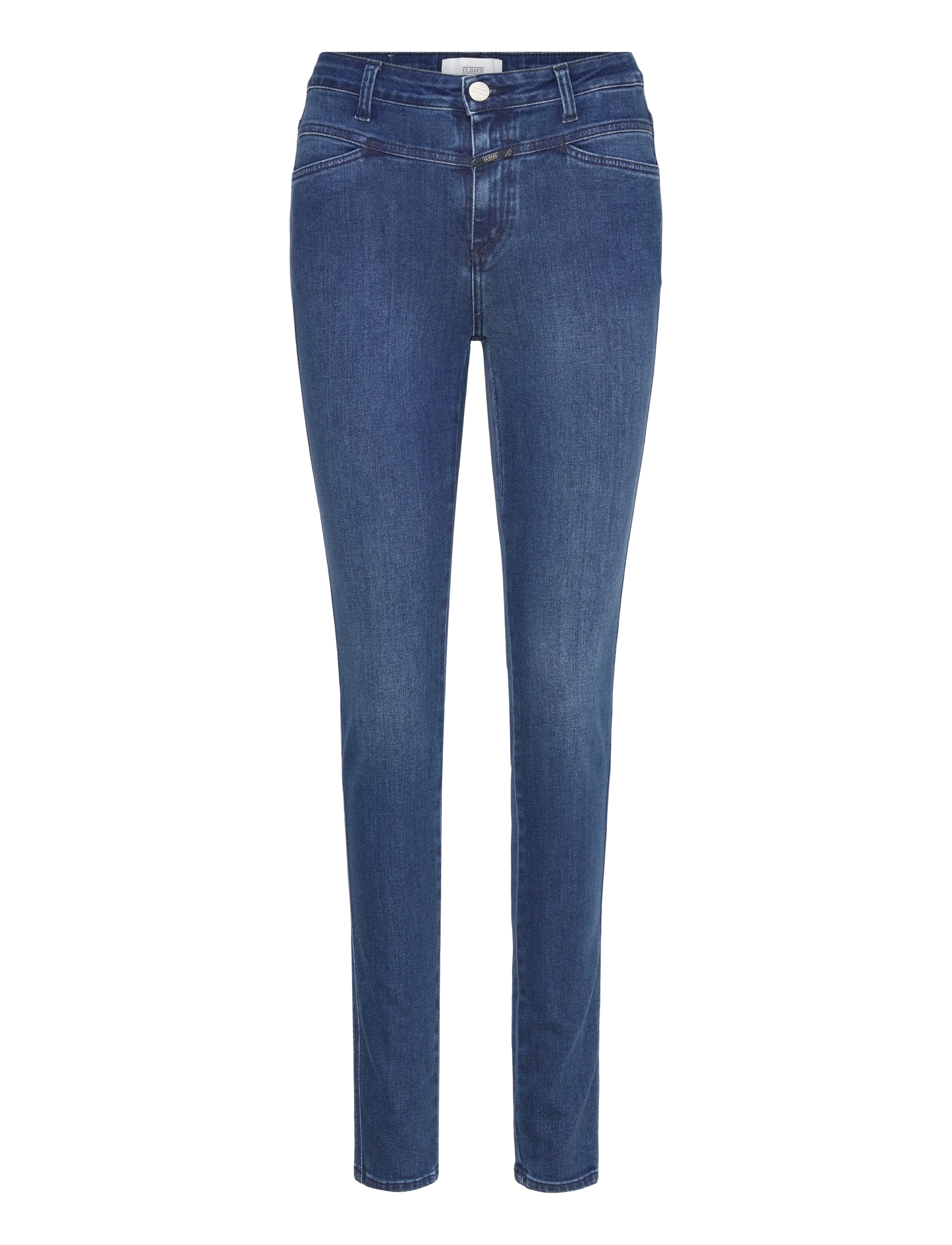 Closed SKINNY PUSHER LONG JEANS DARK BLUE - Slim jeans - DARK BLUE / blue