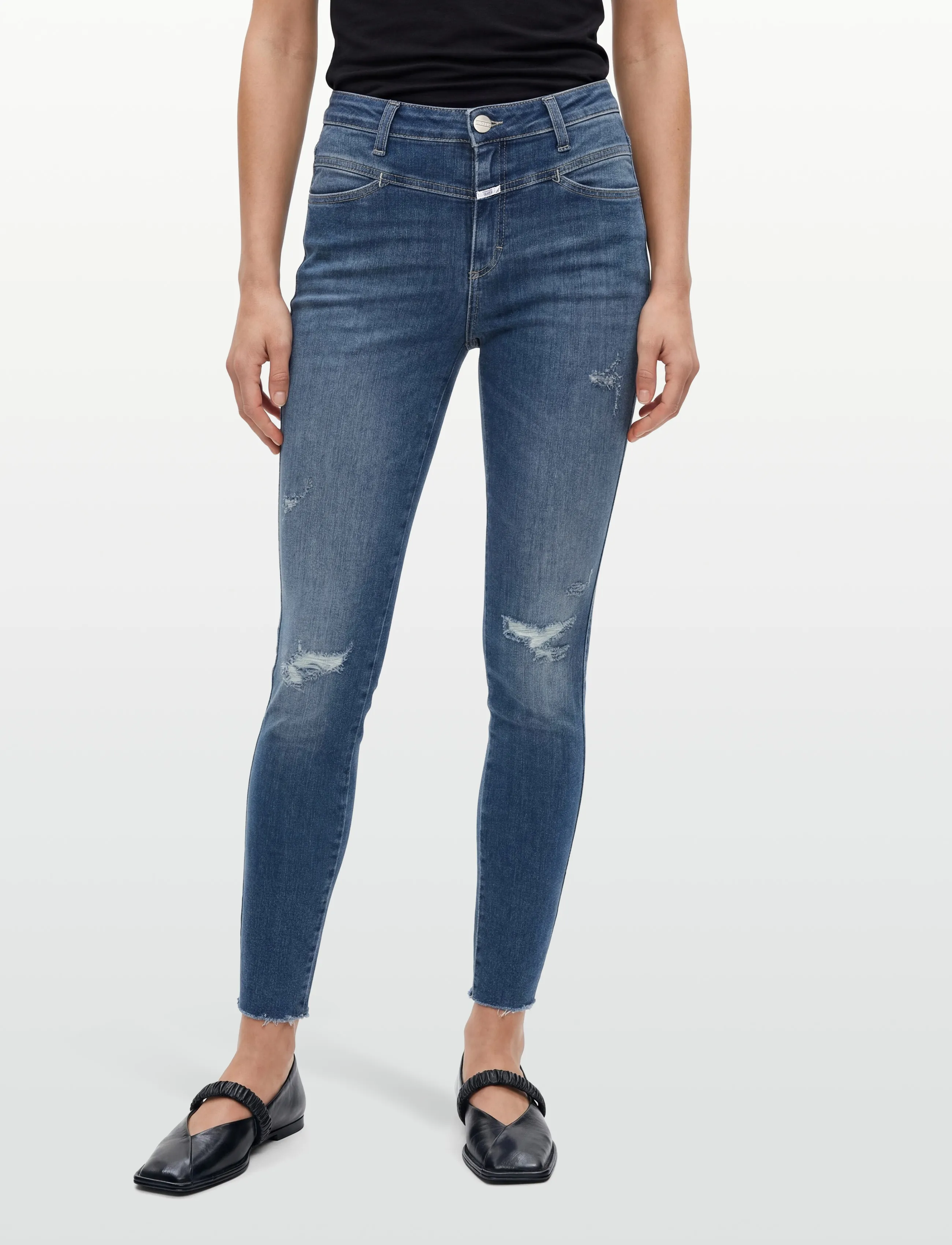 Closed Skinny Pusher Long Jeans Mid dam – bild 2