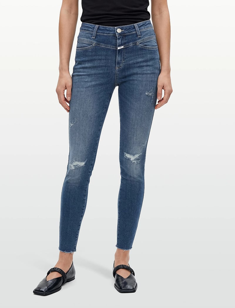 Closed - SKINNY PUSHER LONG JEANS MID BLUE - slim jeans - mid blue - 3