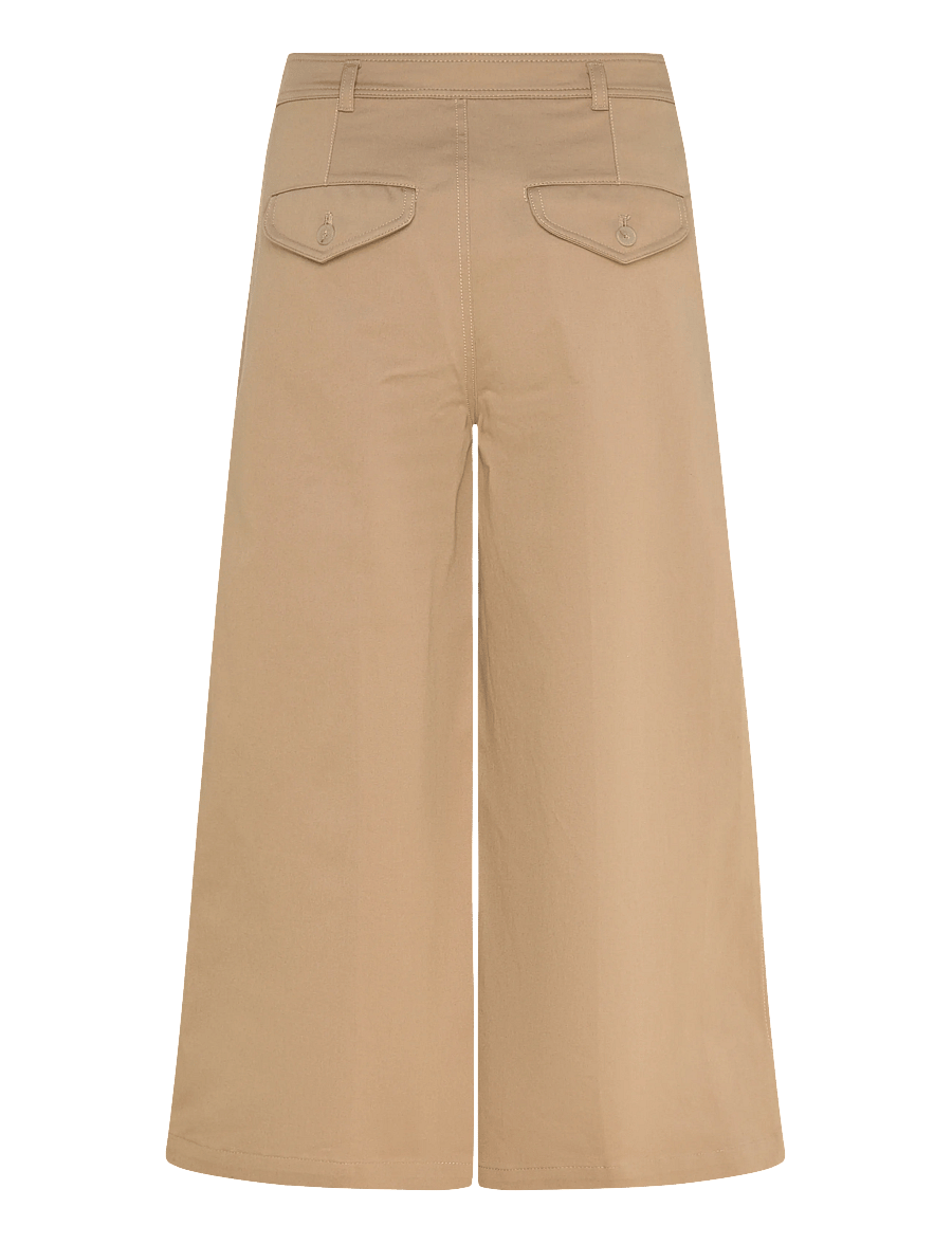 Closed - LEIRA PANTS BURLYWOOD - culottes - burlywood - 2