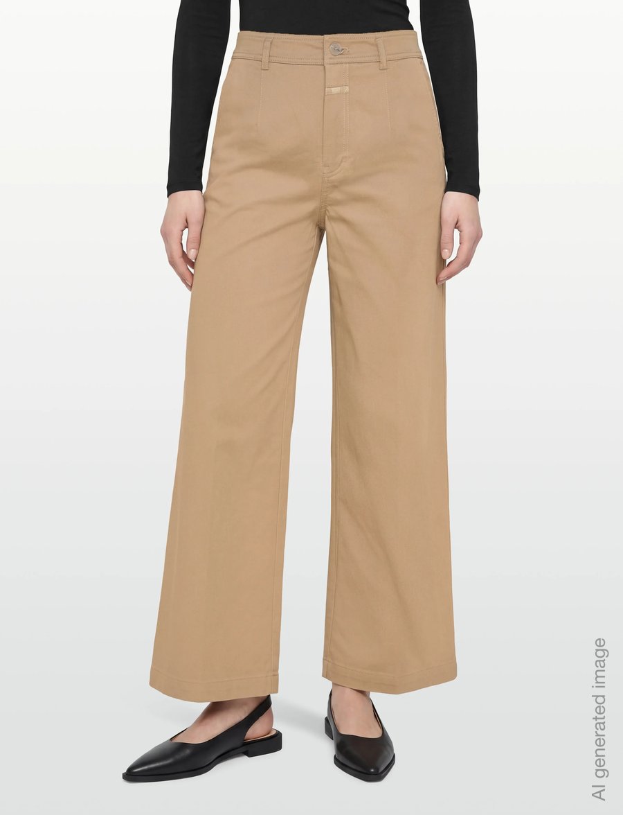 Closed - LEIRA PANTS BURLYWOOD - culottes - burlywood - 3