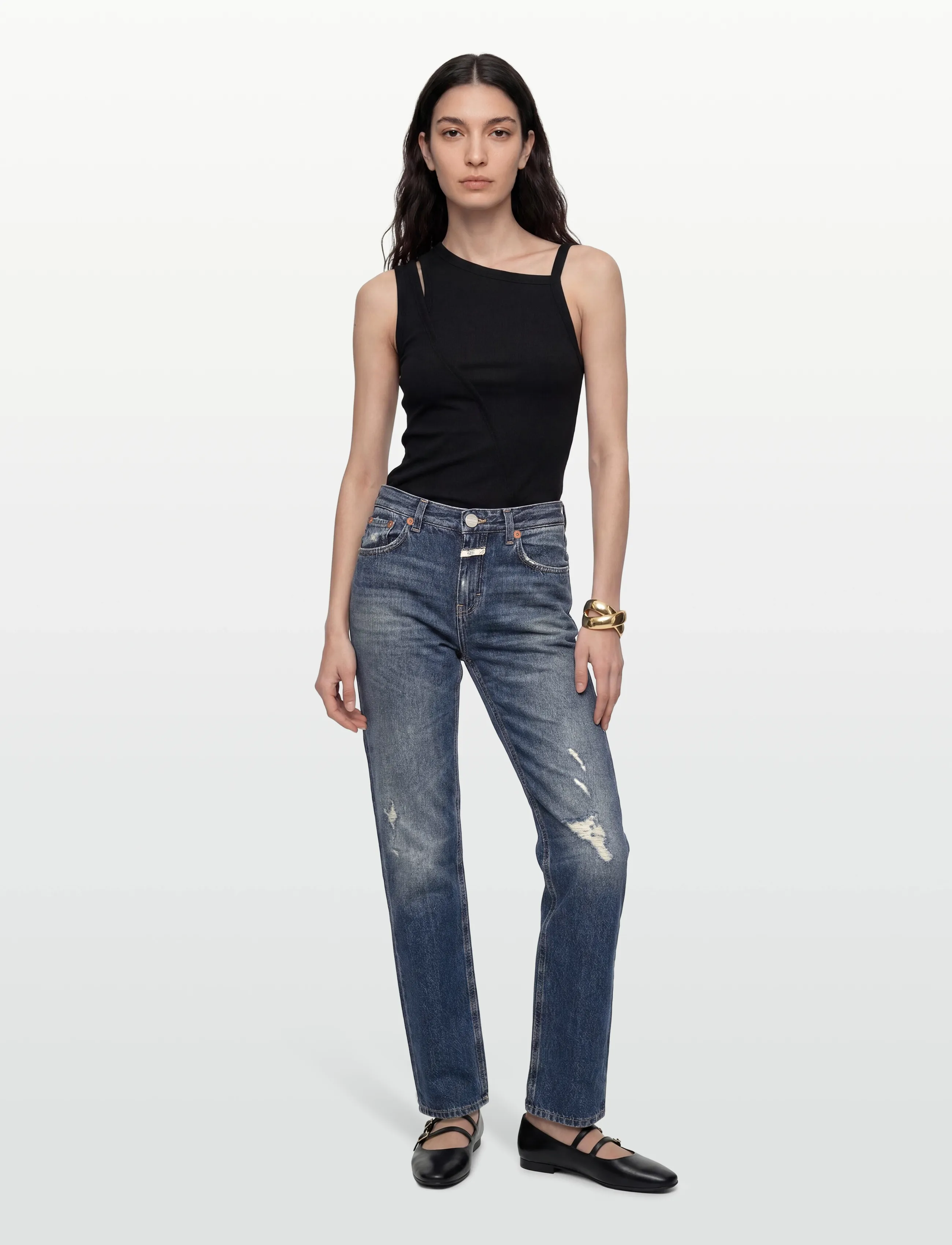 Closed BRISTON JEANS DARK BLUE - Straight jeans - DARK BLUE / blue