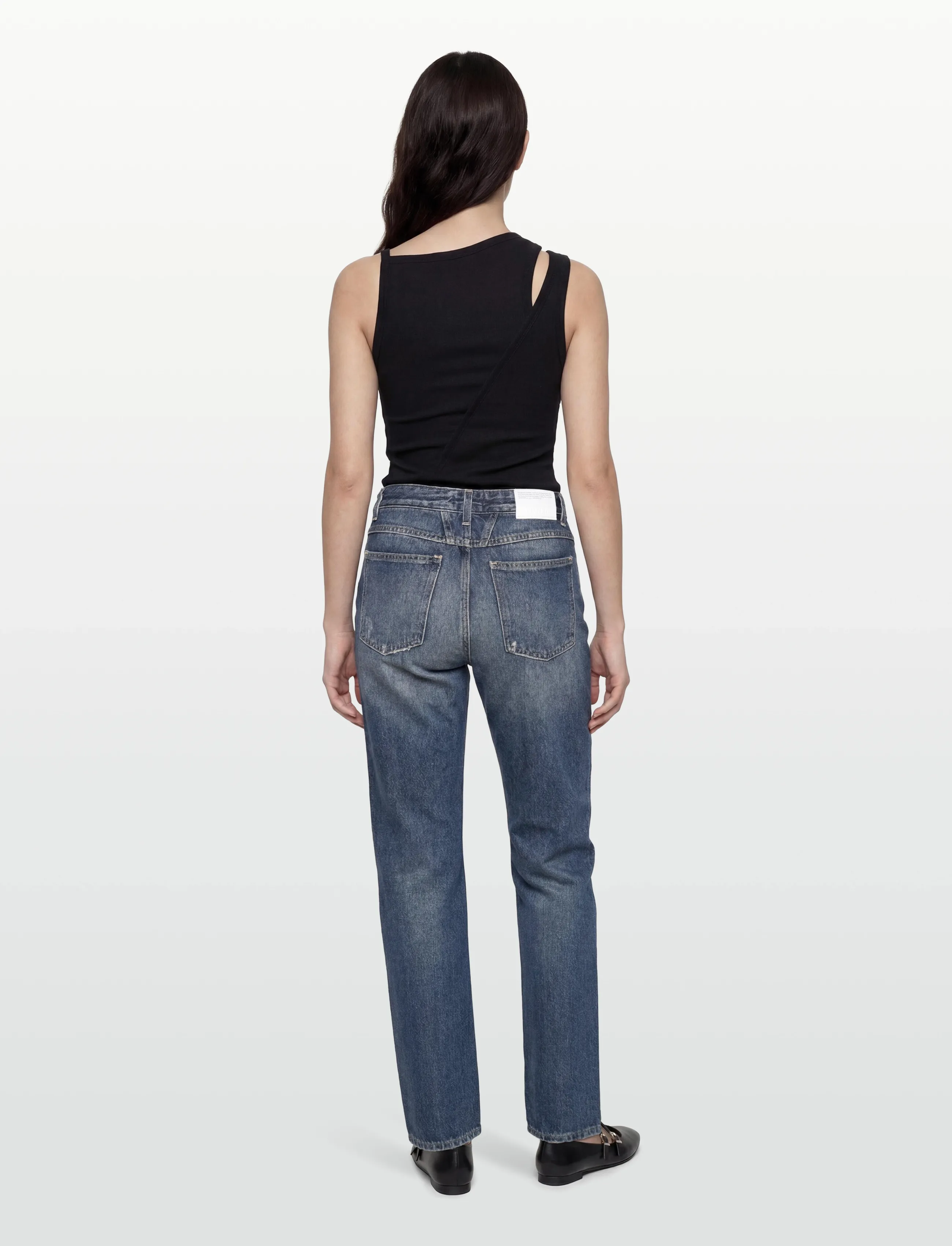 Closed - BRISTON JEANS DARK BLUE - mom jeans - dark blue - 4
