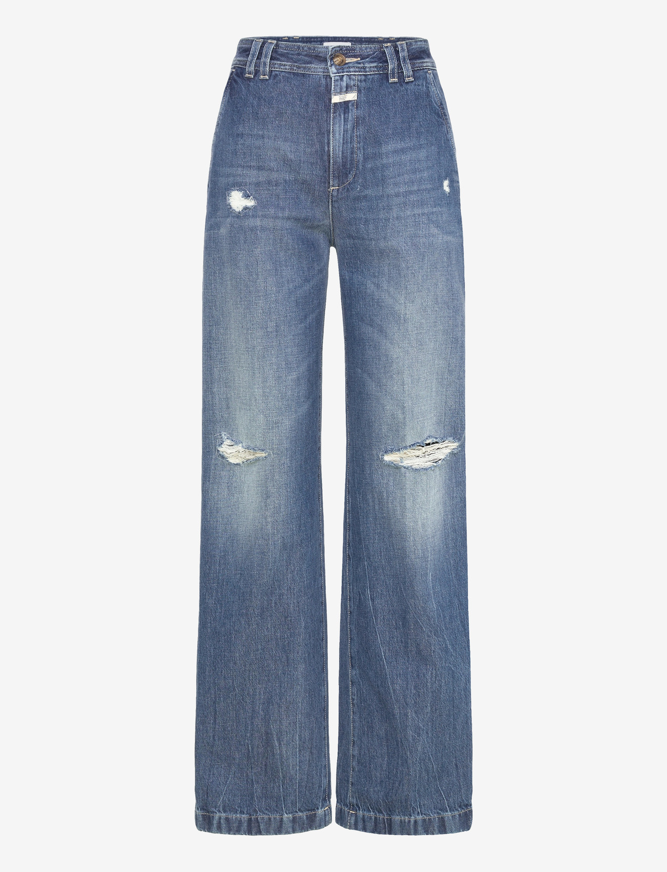 Closed - STYLE NAME BRADEN JEANS MID BLUE - hosen mit weitem bein - mid blue - 0