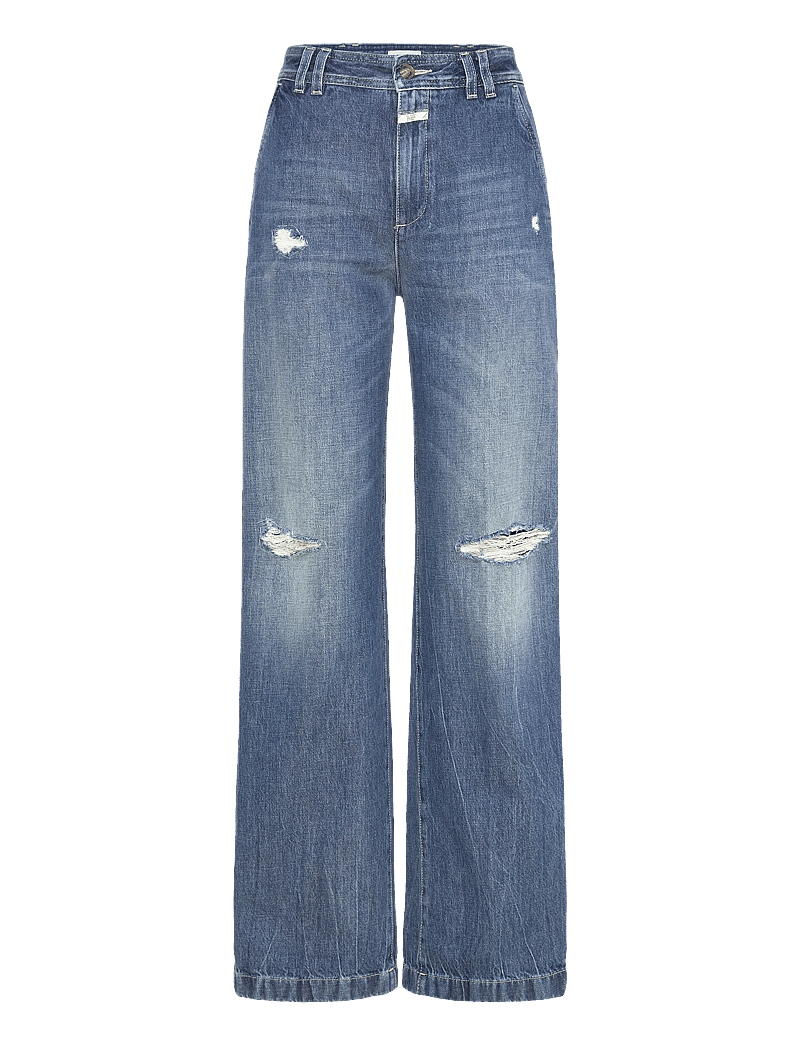 Closed - STYLE NAME BRADEN JEANS MID BLUE - hosen mit weitem bein - mid blue - 0
