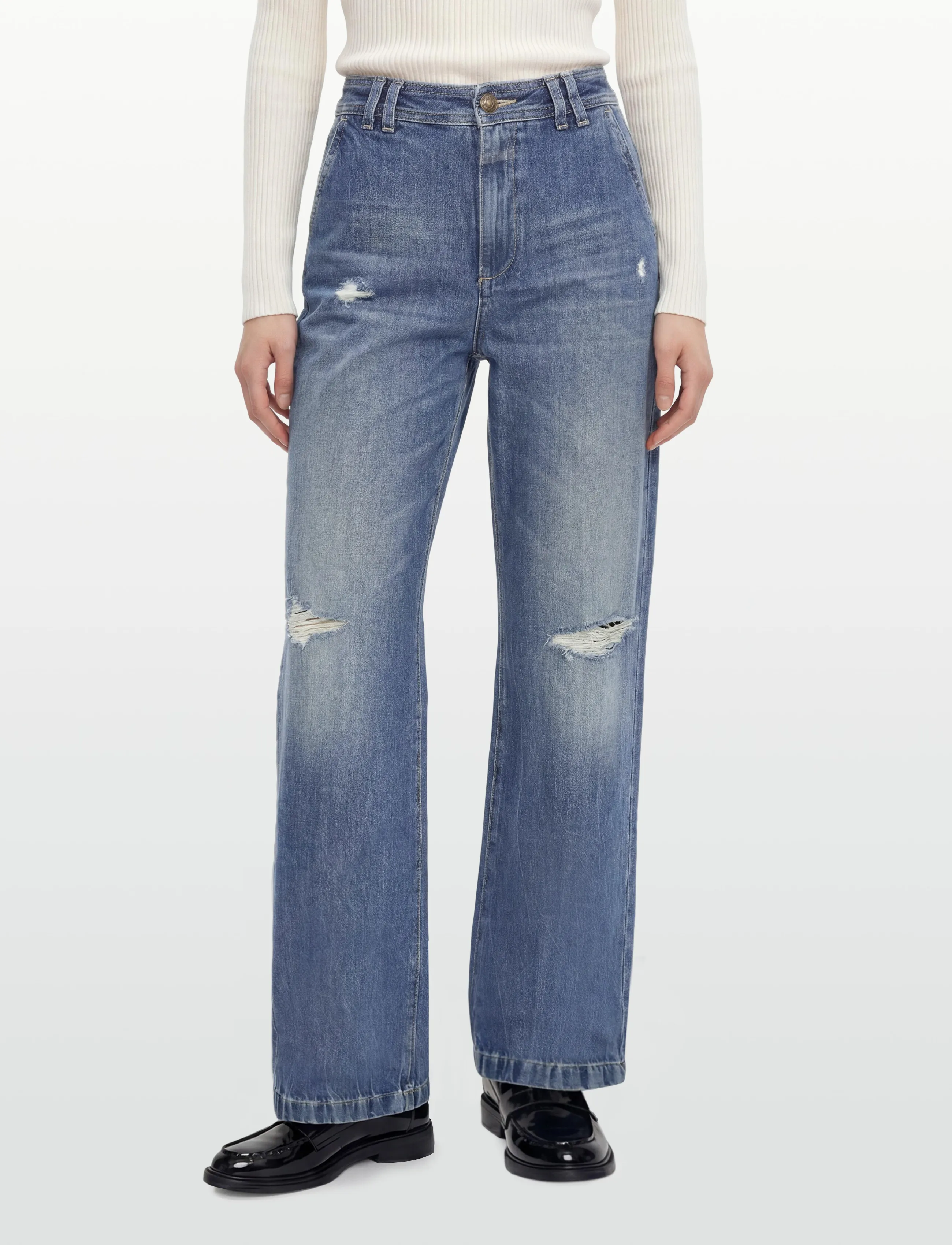 Closed - STYLE NAME BRADEN JEANS MID BLUE - hosen mit weitem bein - mid blue - 3