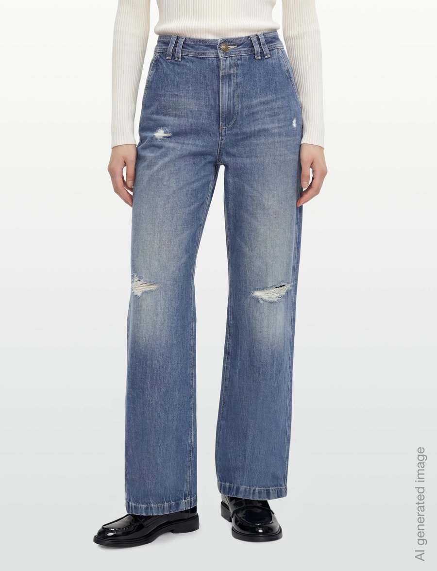 Closed - STYLE NAME BRADEN JEANS MID BLUE - wide leg jeans - mid blue - 3