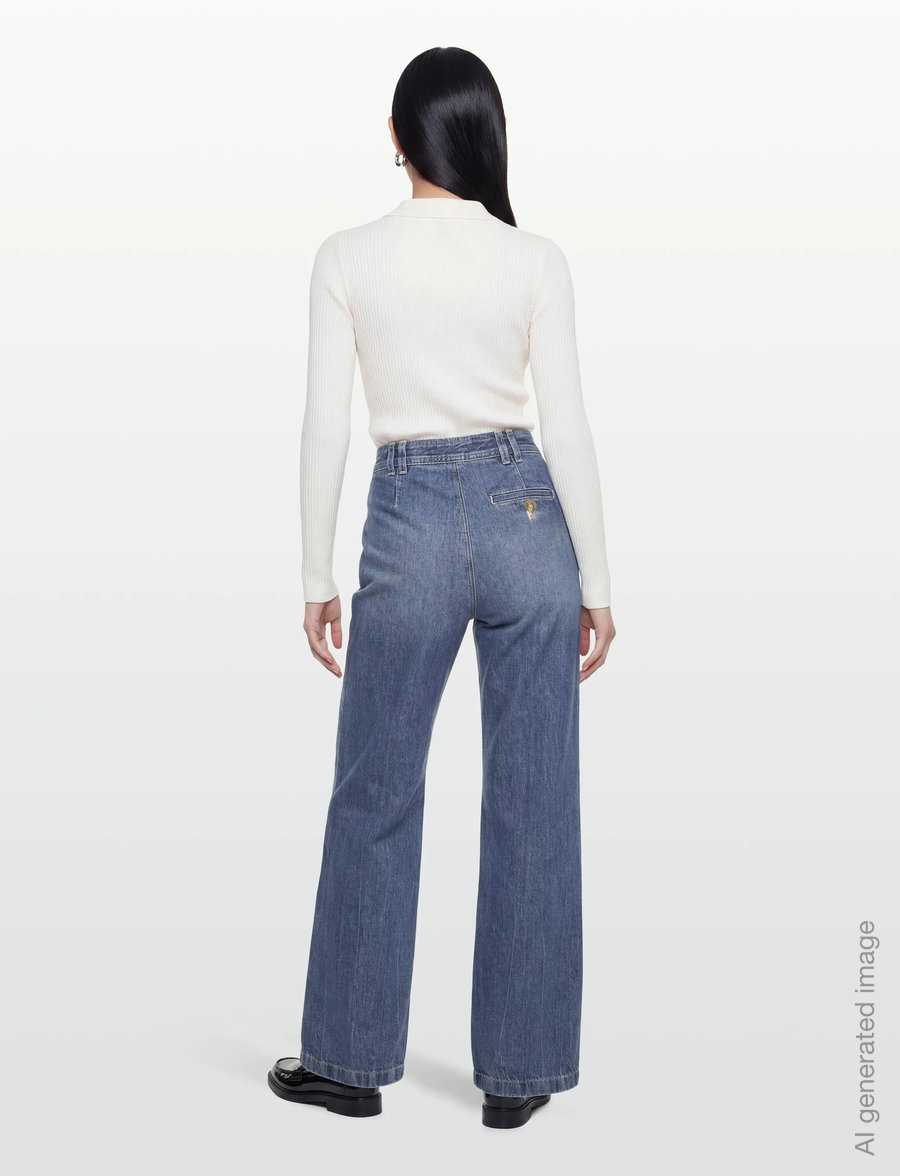 Closed - STYLE NAME BRADEN JEANS MID BLUE - wide leg jeans - mid blue - 4