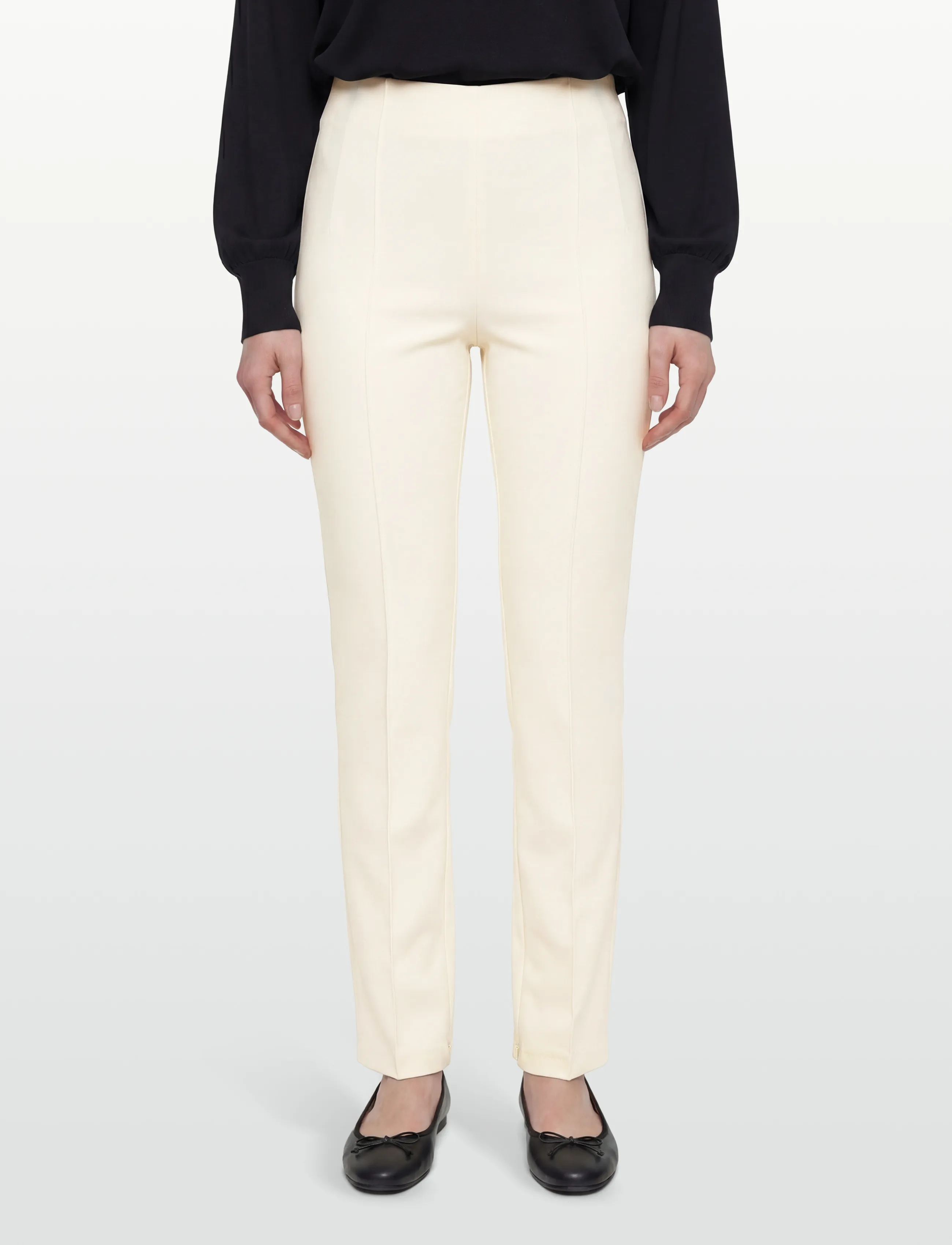 Closed - CLOSED WOMEN KYLA PANTS VANILLA SHERBET - slim fit spodnie - vanilla sherbet - 3