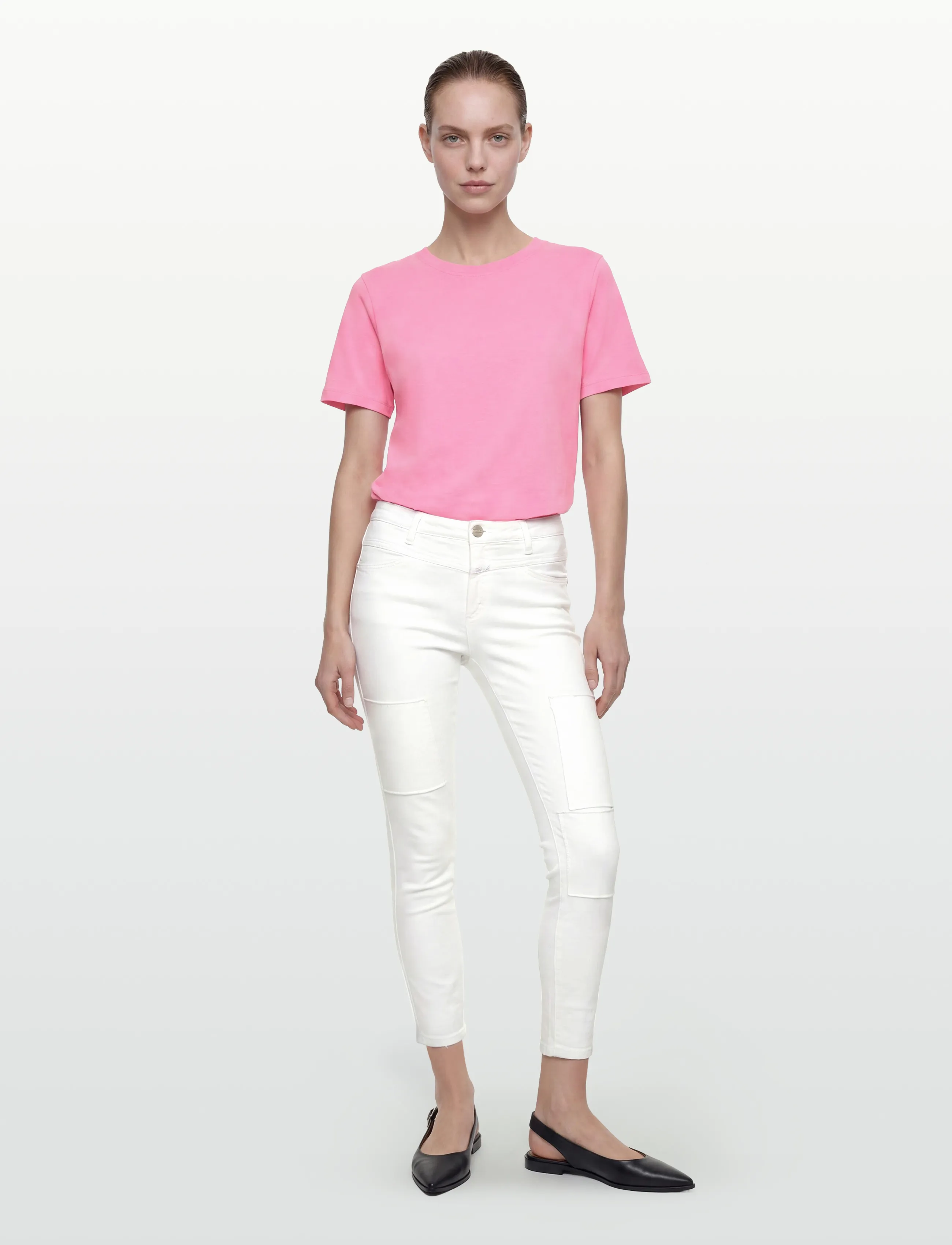 Closed SKINNY PUSHER JEANS WHITE - Skinny Jeans - WHITE / white
