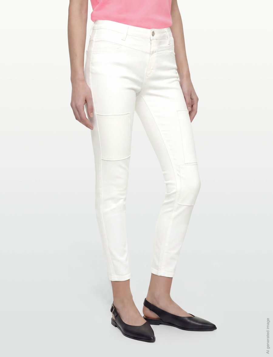 Closed - SKINNY PUSHER JEANS WHITE - skinny jeans - white - 3