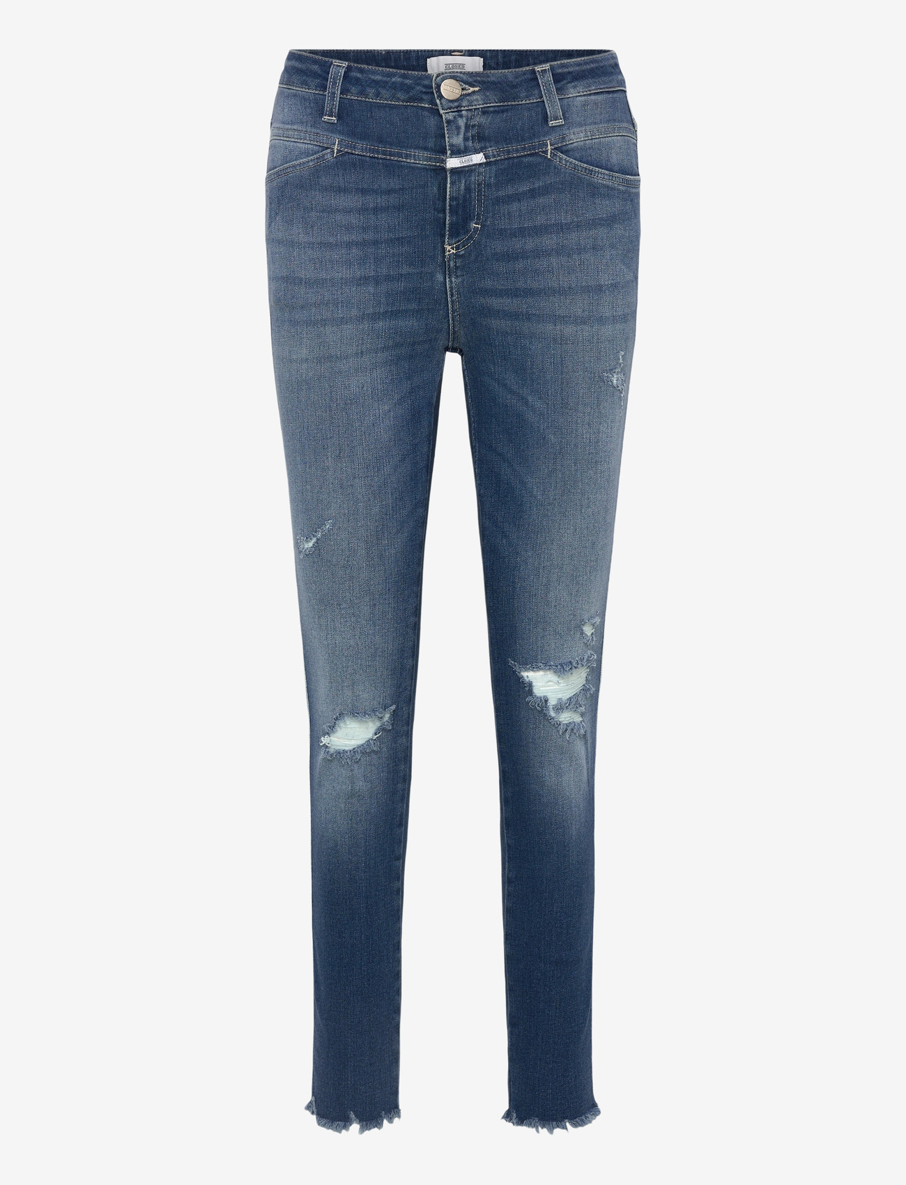 Closed - SKINNY PUSHER JEANS MID BLUE - slim jeans - mid blue - 0