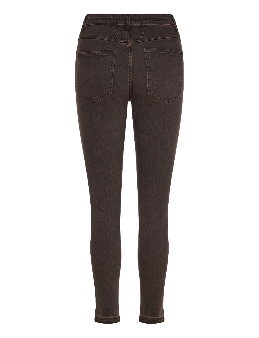 Closed - CLOSED WOMEN SKINNY PUSHER JEANS BURGUNDY - jeans skinny - burgundy - 2