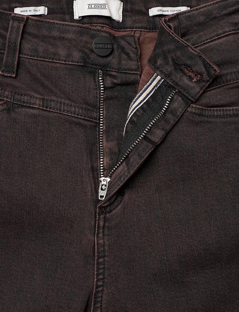 Closed - CLOSED WOMEN SKINNY PUSHER JEANS BURGUNDY - skinny jeans - burgundy - 3