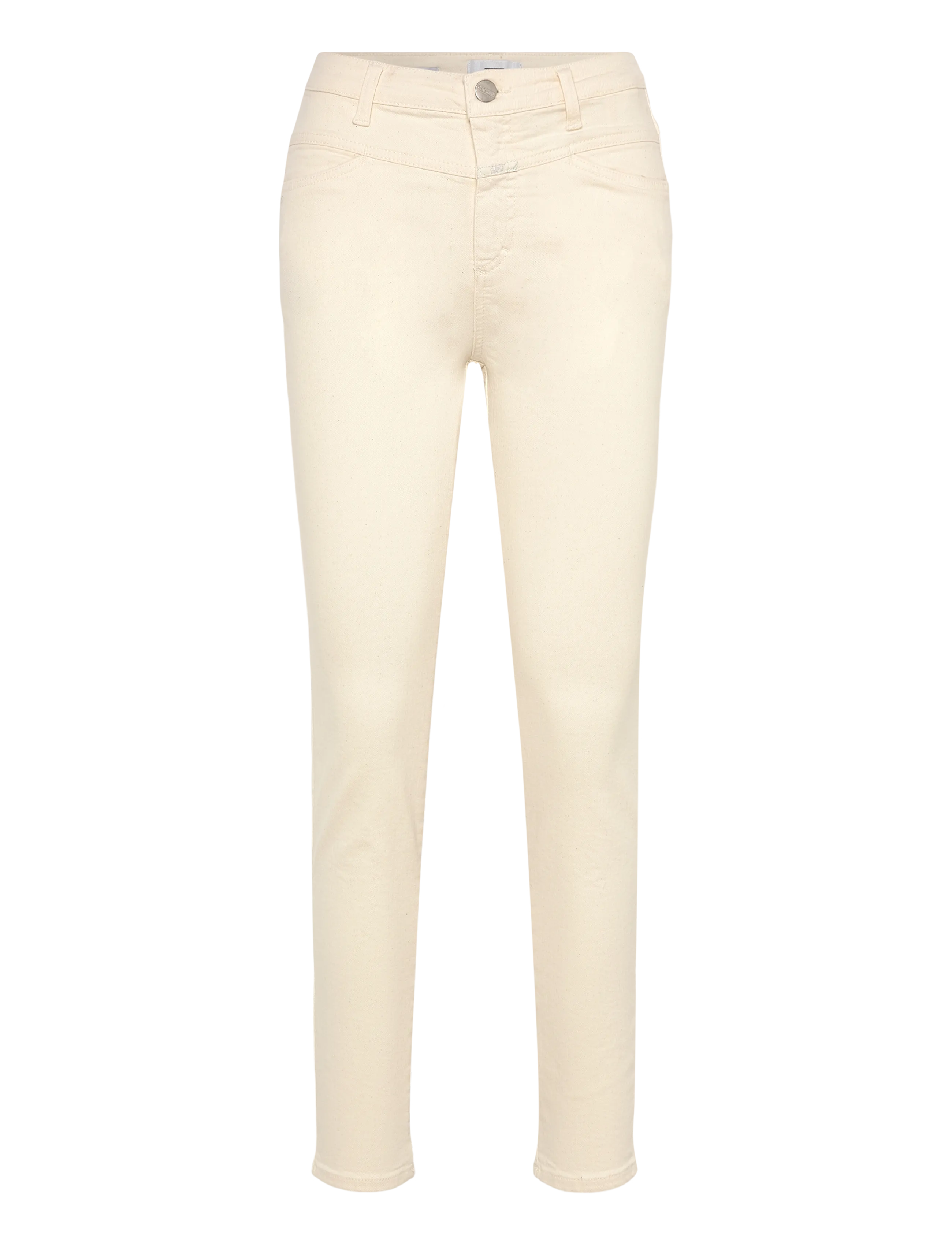 CLOSED Skinny Pusher Jeans Creme Cream - 28 - Damen