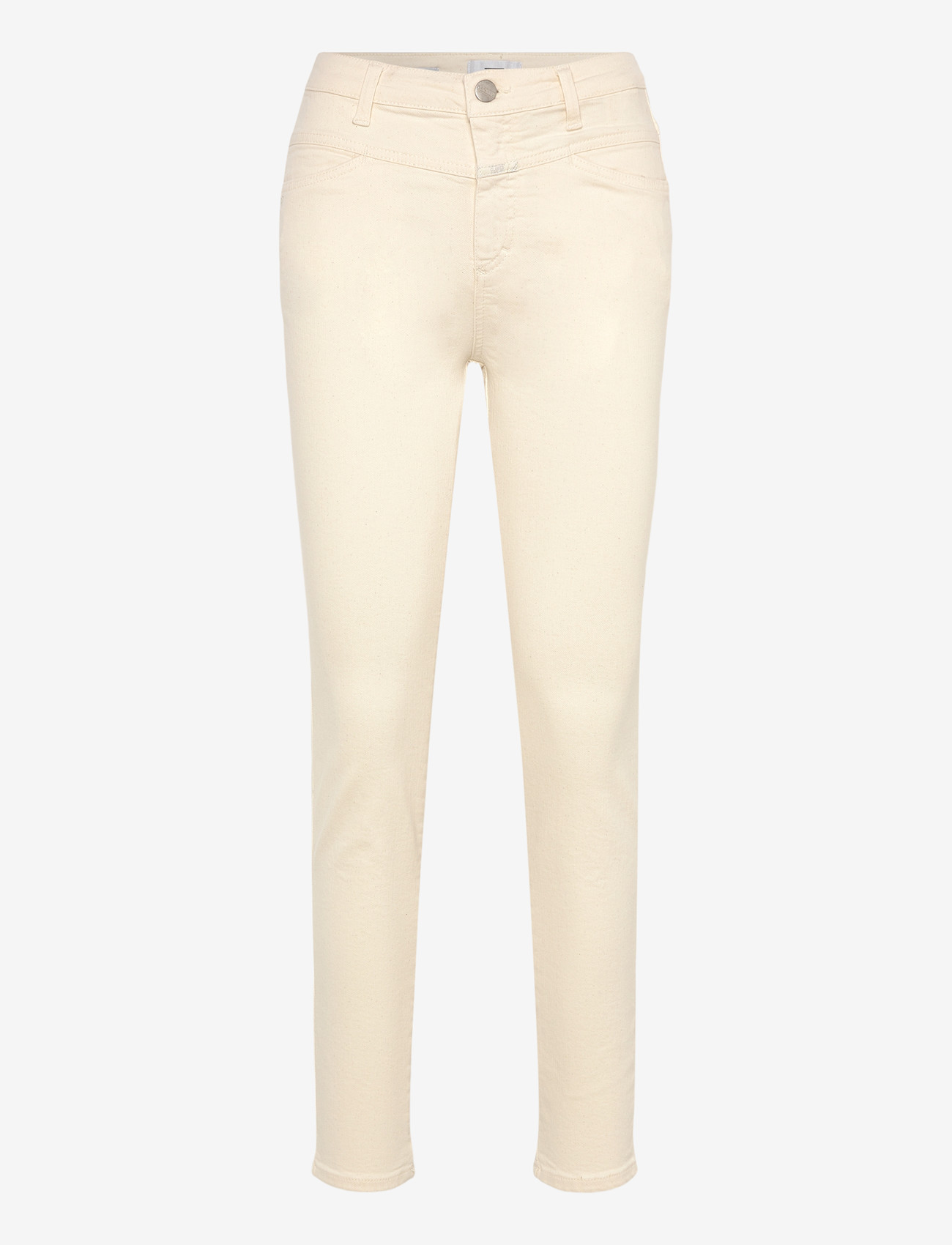 Closed - SKINNY PUSHER JEANS CREME - tapered jeans - creme - 0