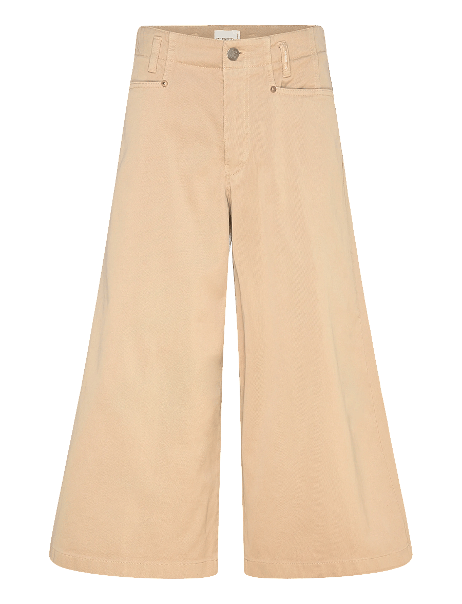 Closed - STYLE NAME CAMPTON PANTS CHINO BEIGE - culottes - chino beige - 1