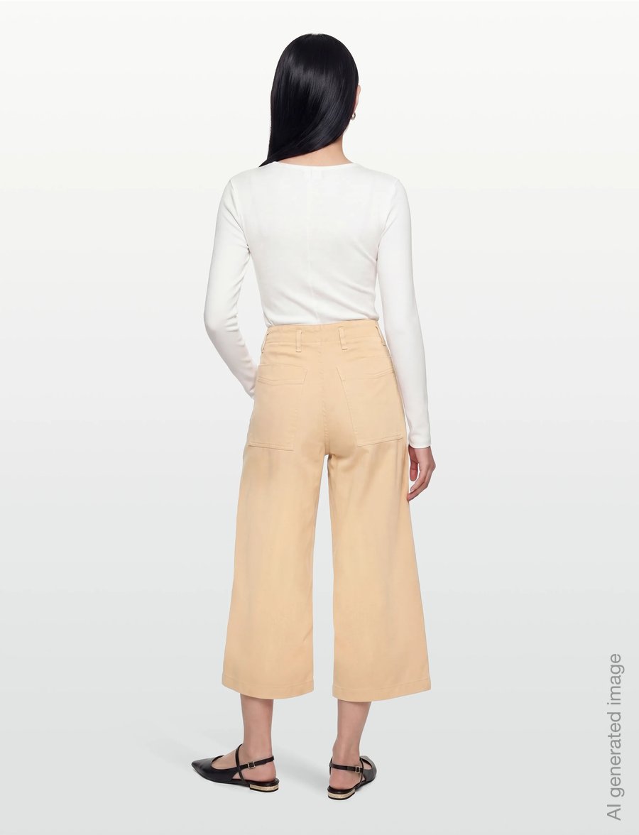 Closed - STYLE NAME CAMPTON PANTS CHINO BEIGE - culottes - chino beige - 4