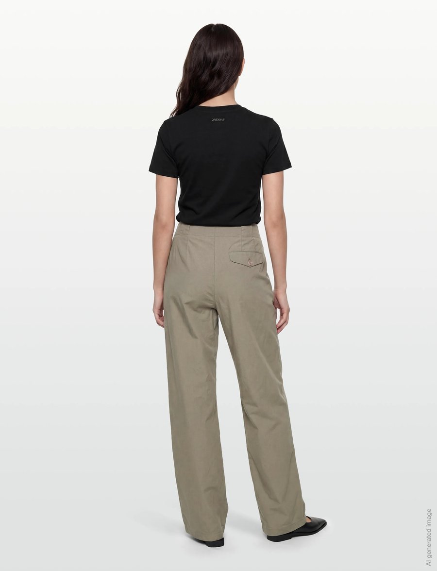 Closed - WOMEN MAWSON PANTS DRIED BASIL - chinos - dried basil - 4